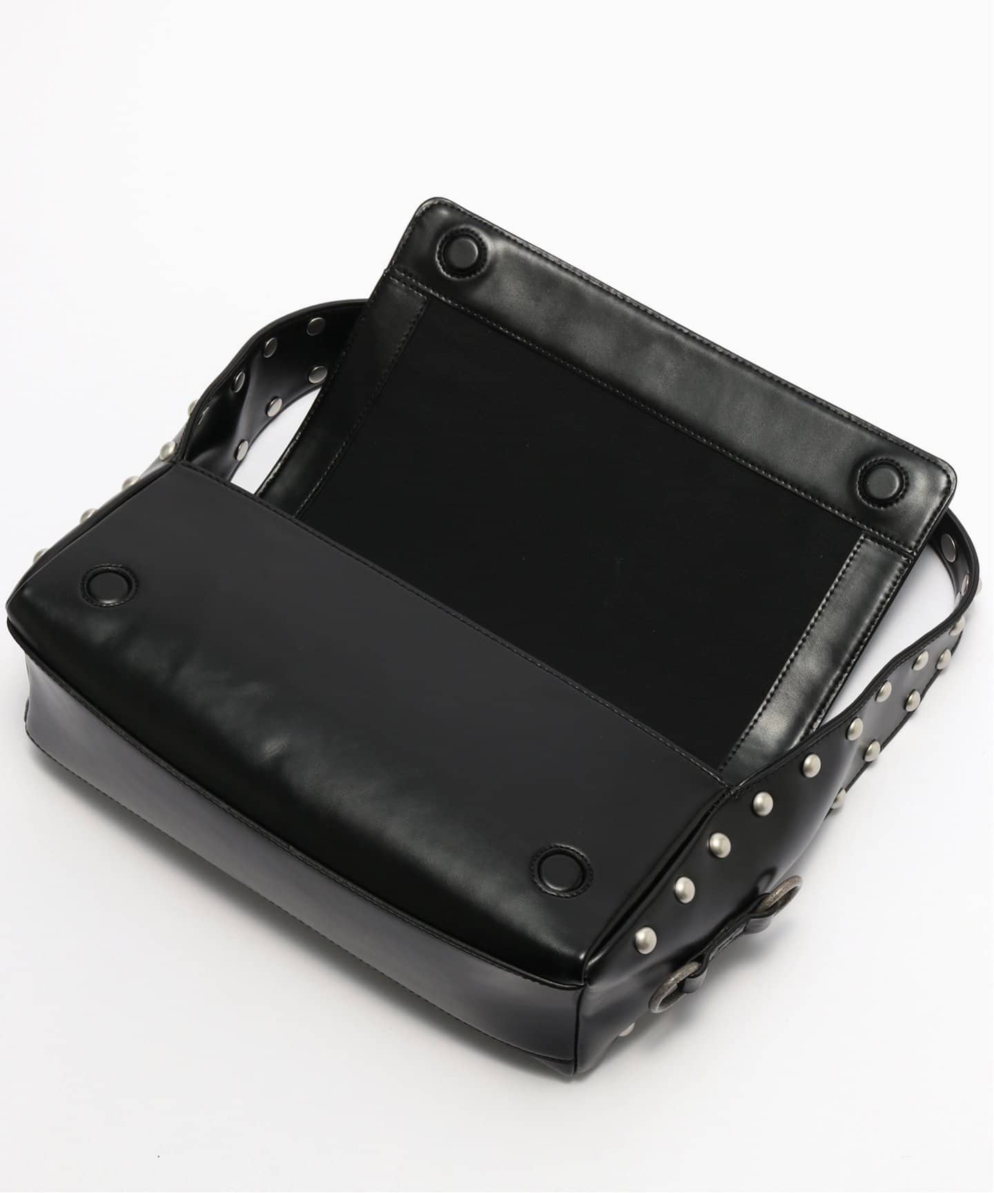 Geek Office / ギークオフィス】OPEN YY Leather STUD DUFFLE