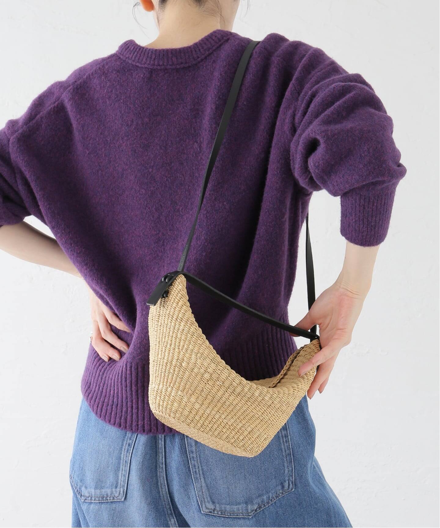 INES BRESSAND/イネス ブレッサンド】MINI CROISSANT：ショルダー 