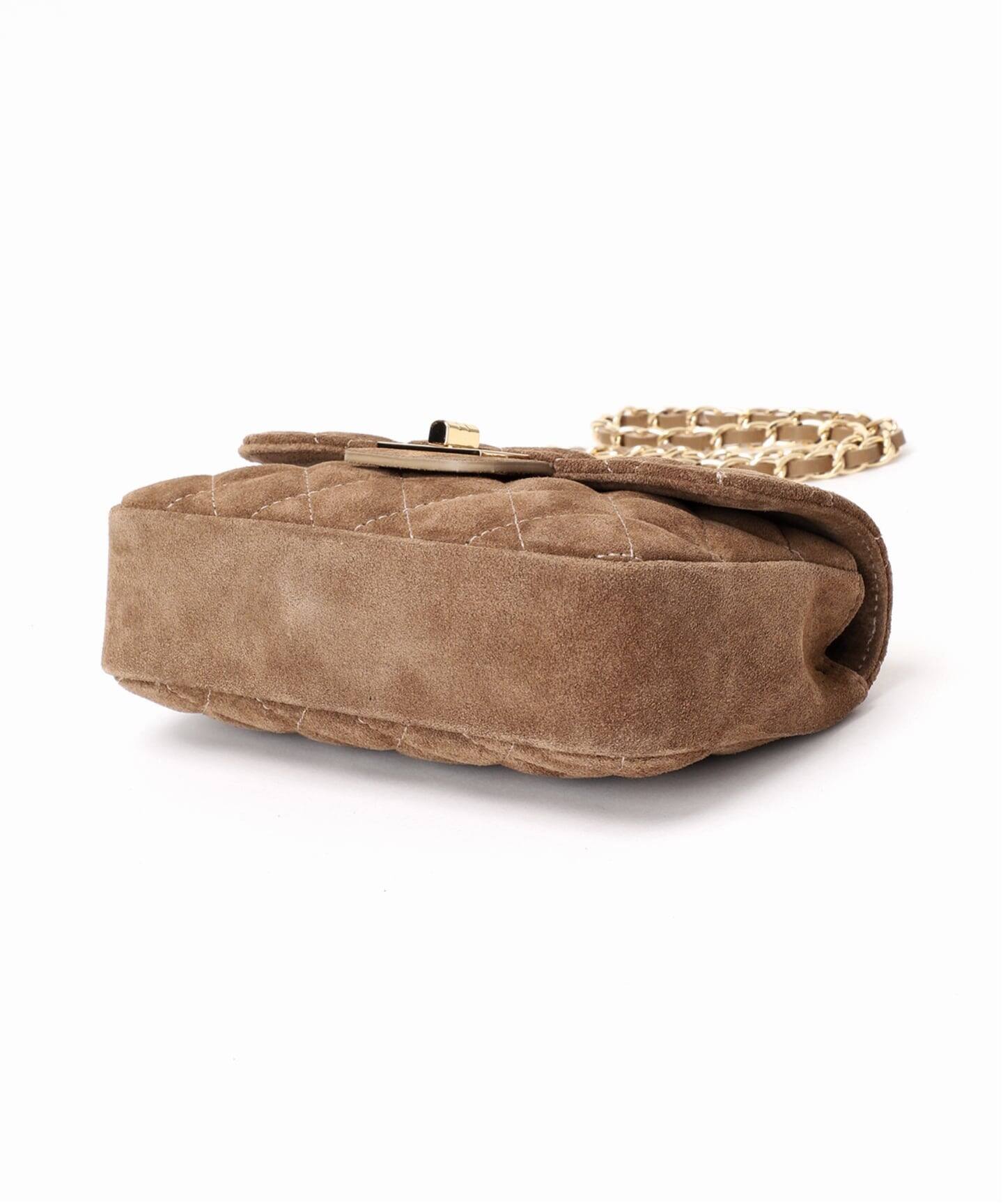 AULENTTI/オウレンティ】スエードチェーンBAG：ショルダーバッグ