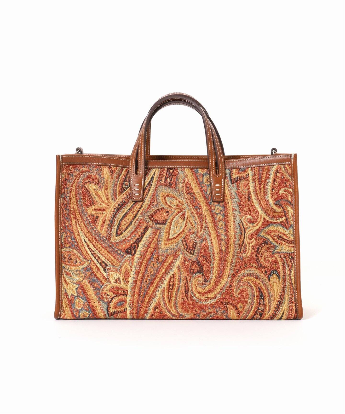 A VACATION/ア ヴァケーション】BREAD M ORANGE PAISLEY：トートバッグ  