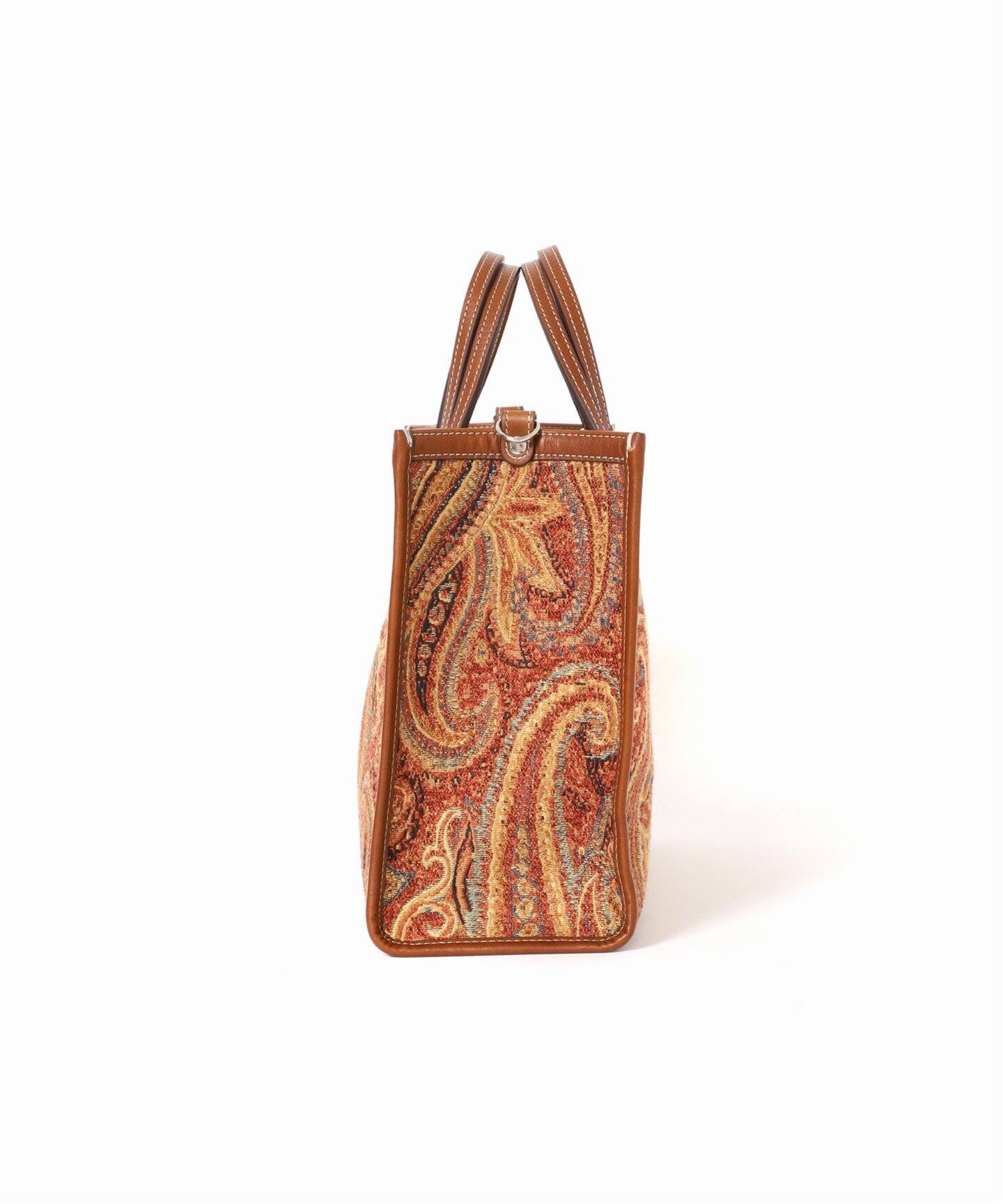 A VACATION/ア ヴァケーション】BREAD M ORANGE PAISLEY：トートバッグ 