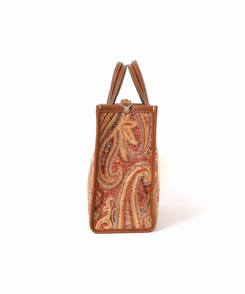 A VACATION/ア ヴァケーション】BREAD M ORANGE PAISLEY：トートバッグ 