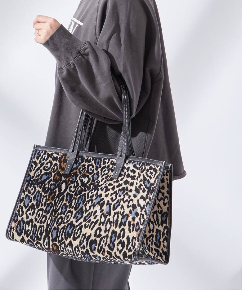 A VACATION/ア ヴァケーション】CLUB BAG LEOPARD/A：トートバッグ 