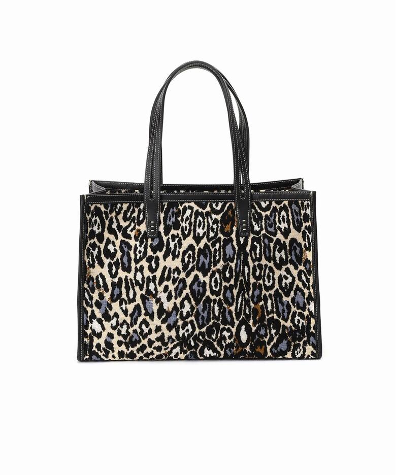 A VACATION/ア ヴァケーション】CLUB BAG LEOPARD/A：トートバッグ 
