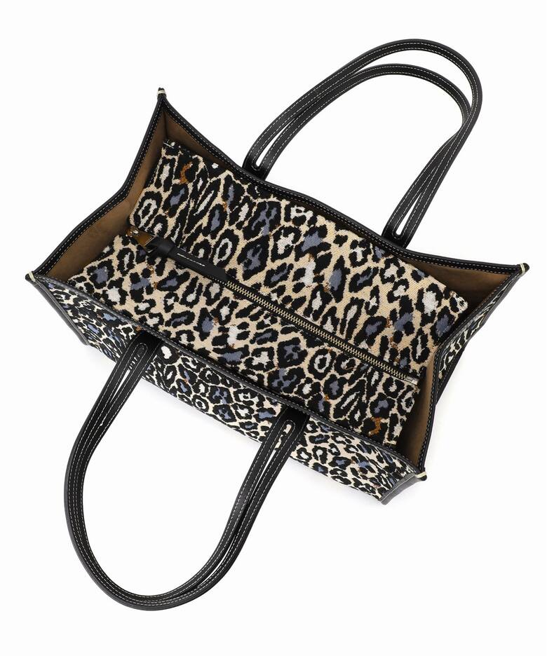 A VACATION/ア ヴァケーション】CLUB BAG LEOPARD/A：トートバッグ 