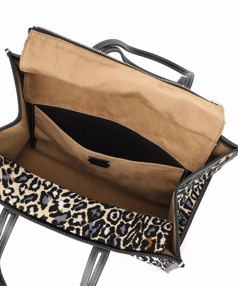 A VACATION/ア ヴァケーション】CLUB BAG LEOPARD/A：トートバッグ 