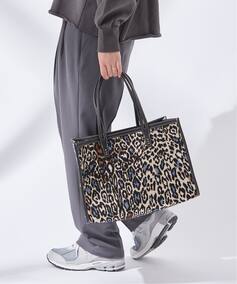 A VACATION/ア ヴァケーション】CLUB BAG LEOPARD/A：トートバッグ 