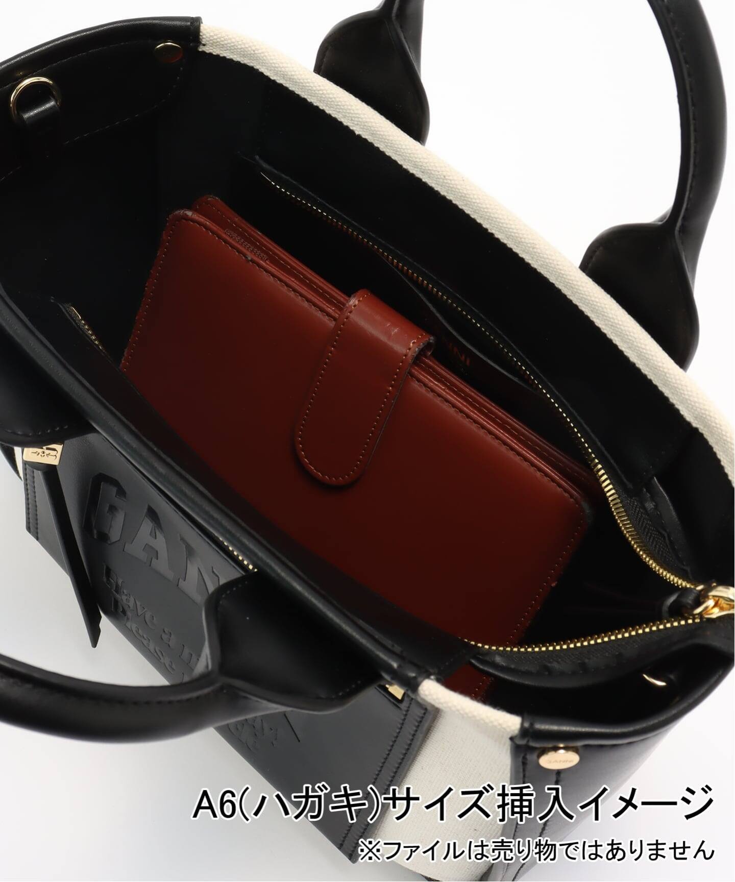 GANNI/ガニー】Small Pocket Tote Canvas：トートバッグ（トート