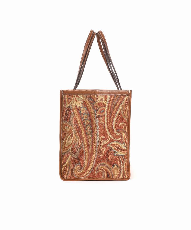 A VACATION/ア ヴァケーション】CLUB BAG ORANGE PAISLEY：トート 