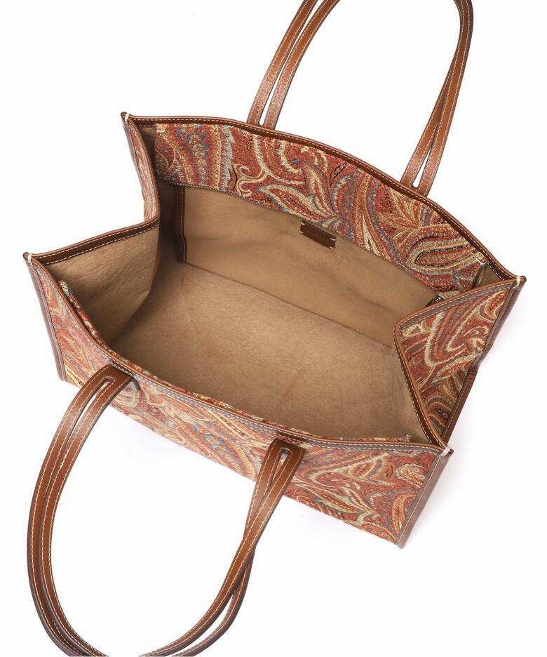 A VACATION/ア ヴァケーション】CLUB BAG ORANGE PAISLEY：トート 