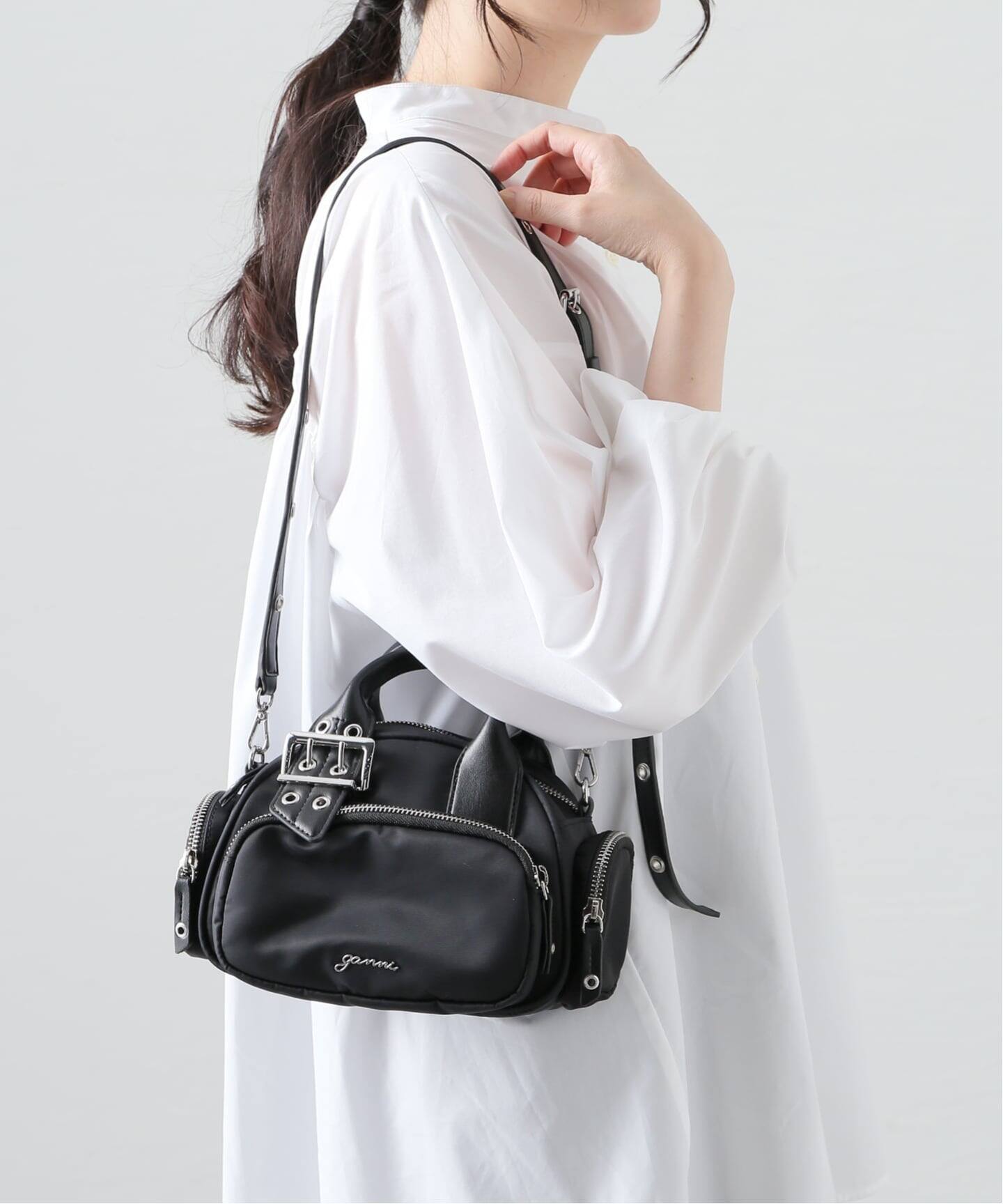 GANNI/ガニー】Bucky Polochon Small：ショルダーバッグ（ショルダー 