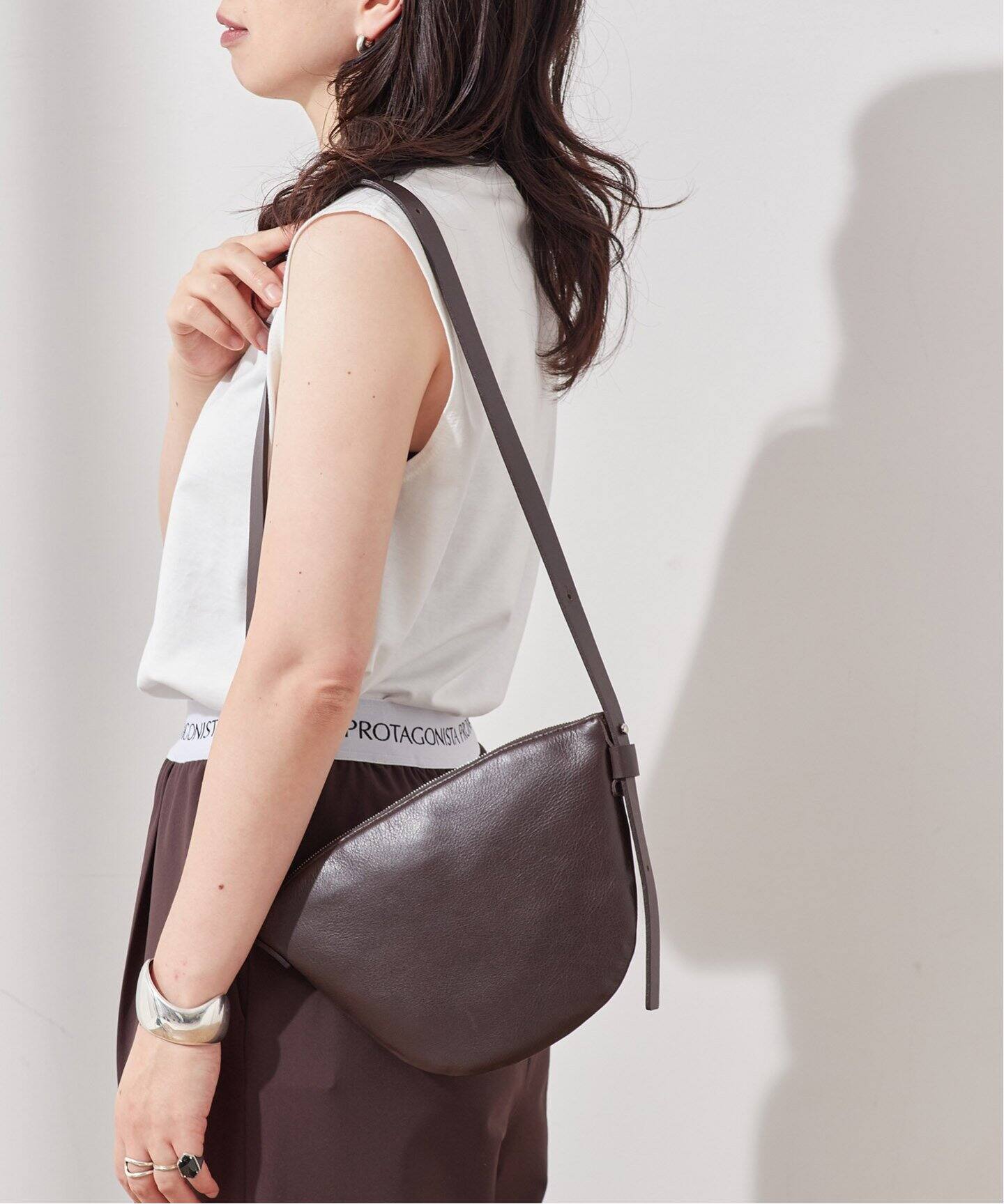 Bucket Baggage】Orange Piece S：ショルダーバッグ（ショルダーバッグ