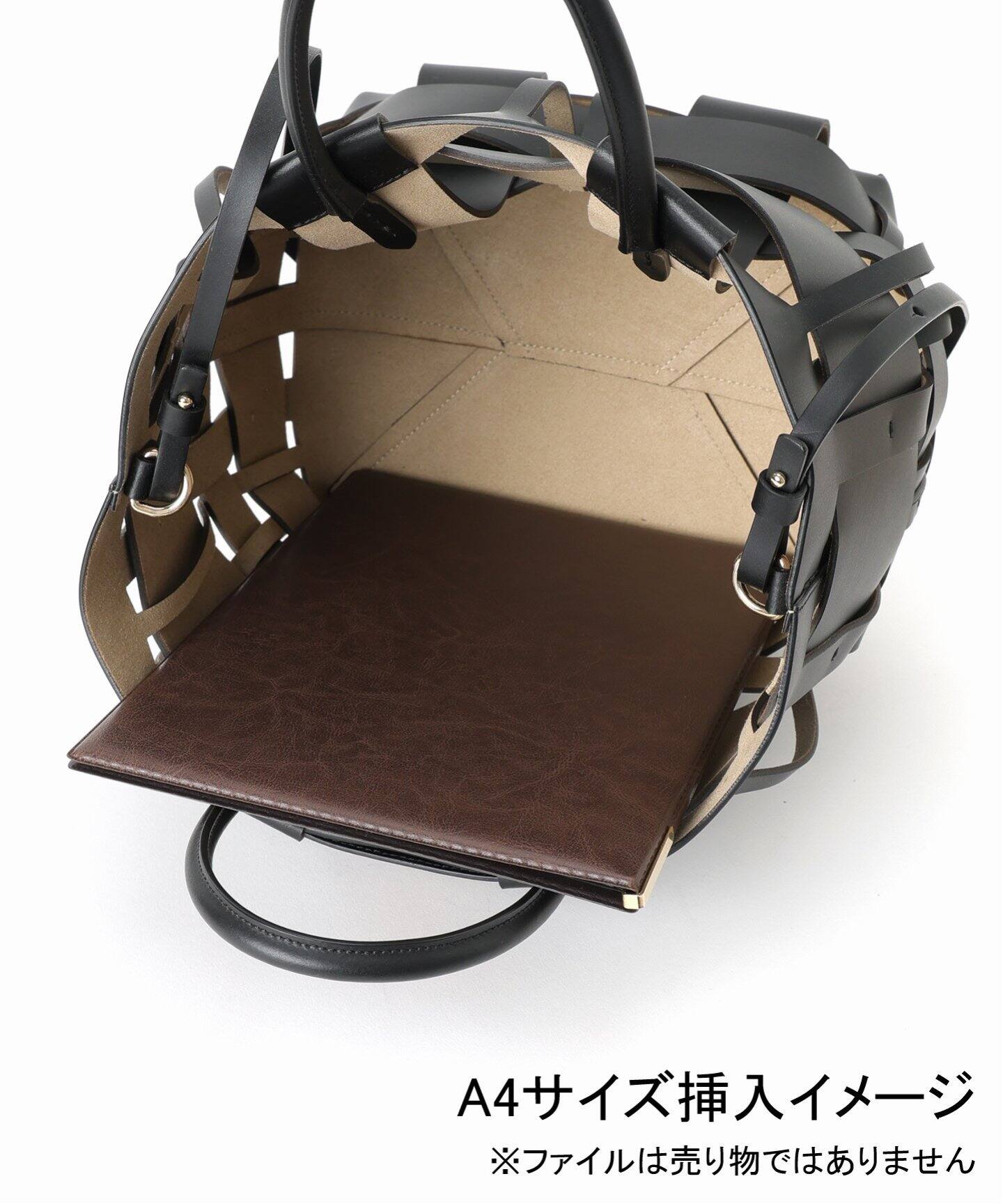 ZANCHETTI / ザンケッティ】WOVEN MIDI SHOPPER：トートバッグ（トート 
