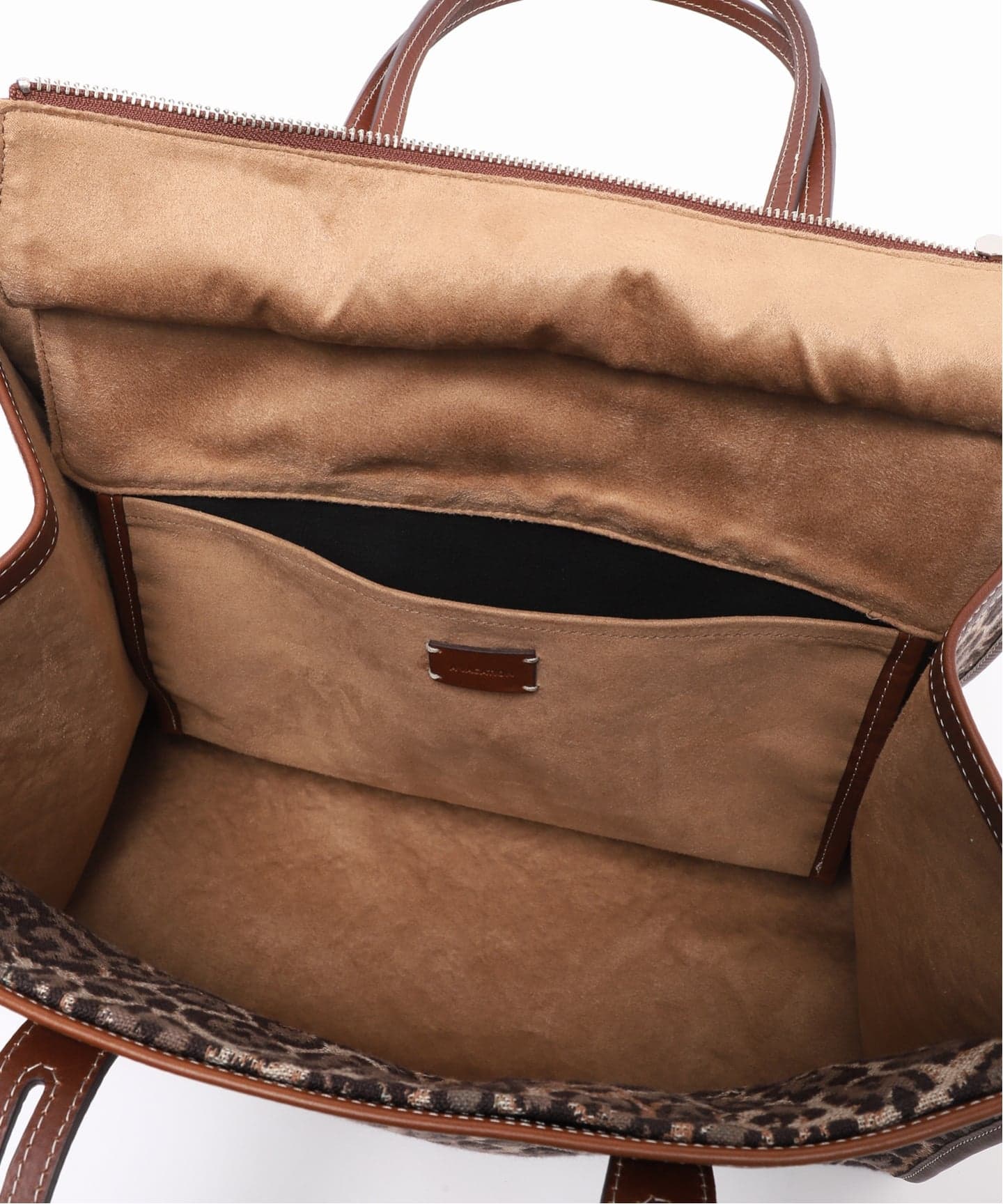 別注》【A VACATION】CLUB BAG L BROWN LEO：トートバッグ（トート