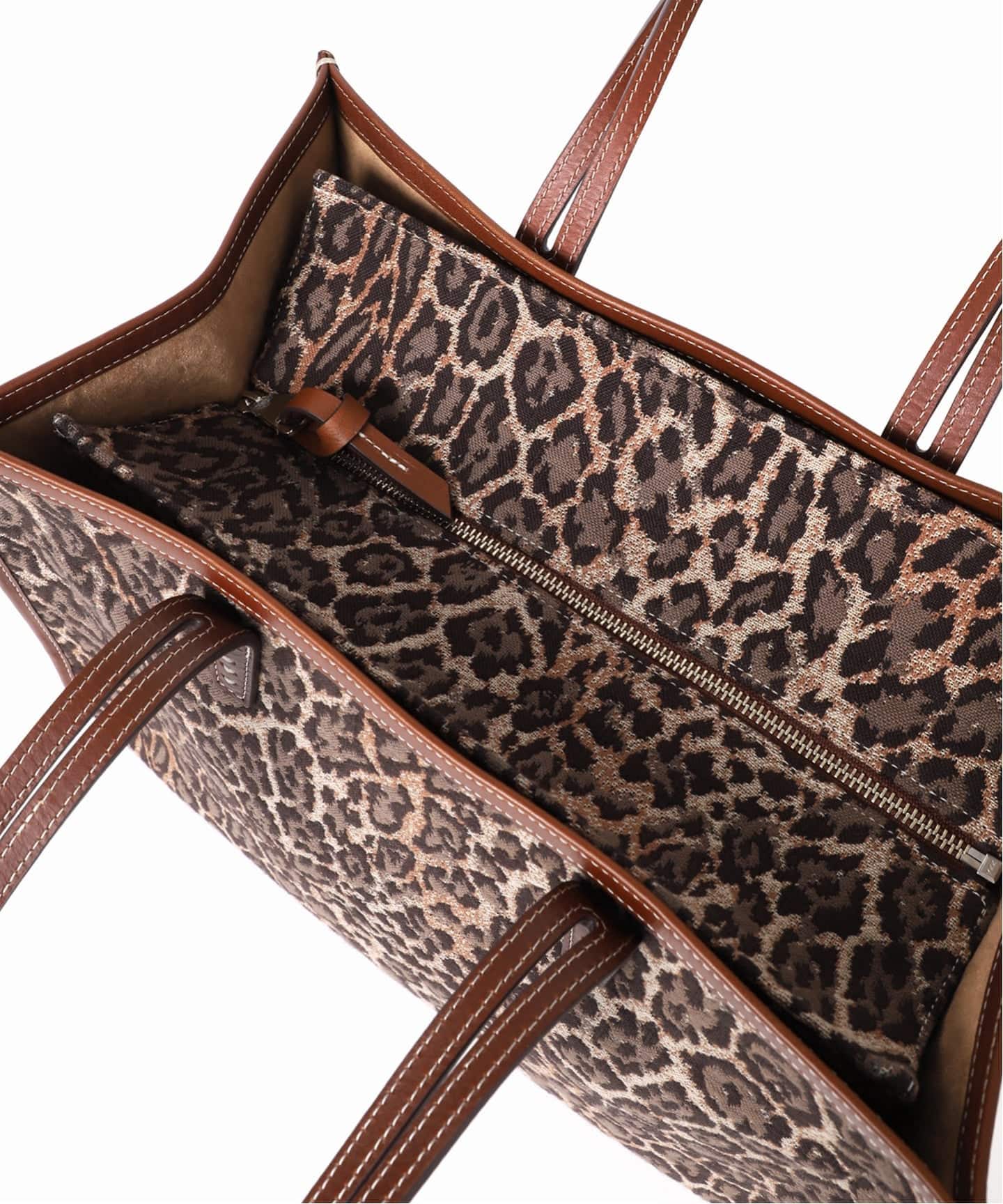 別注》【A VACATION】CLUB BAG L BROWN LEO：トートバッグ（トート