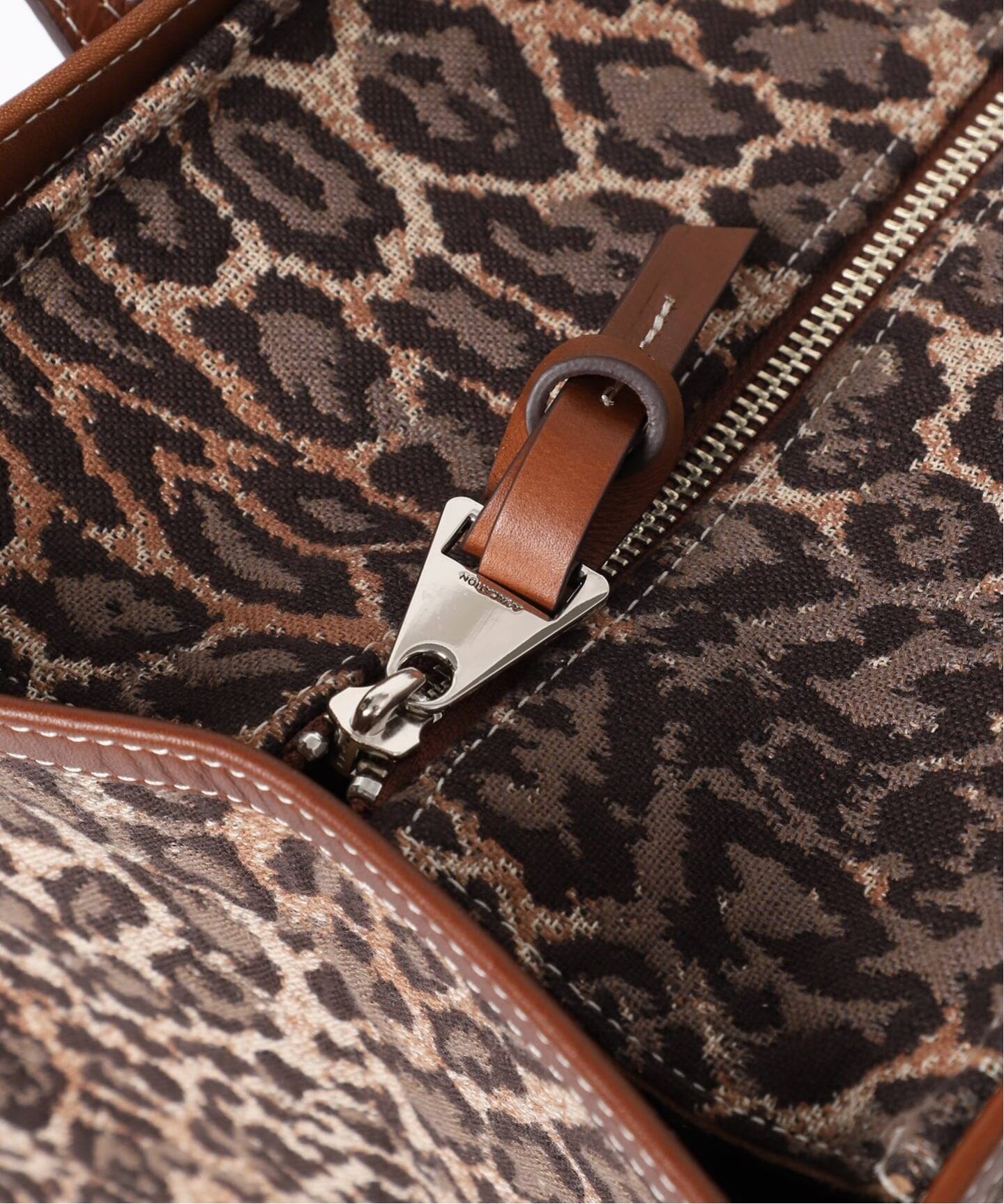 別注》【A VACATION】CLUB BAG L BROWN LEO：トートバッグ（トート