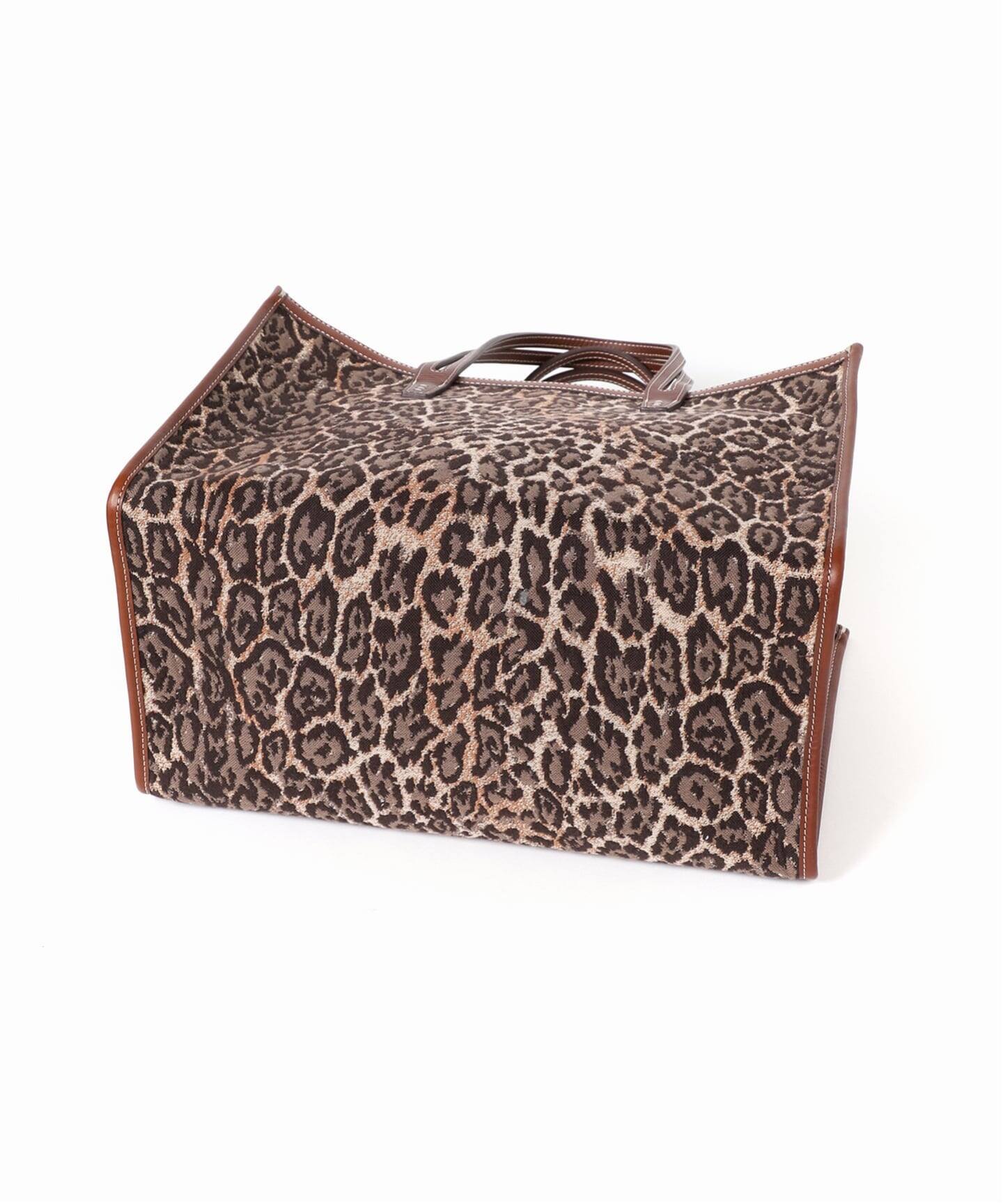 別注》【A VACATION】CLUB BAG L BROWN LEO：トートバッグ（トート
