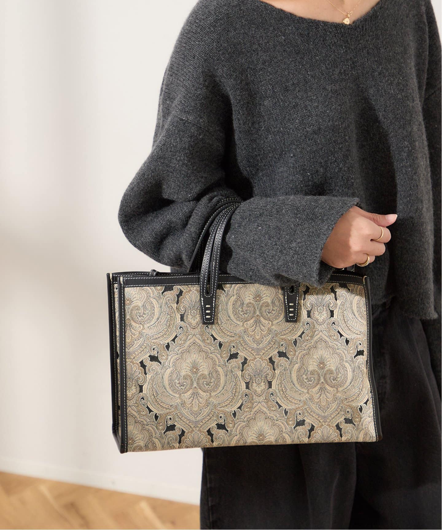 追加4》【A VACATION/ア ヴァケーション】BREAD M ONYX：トートバッグ