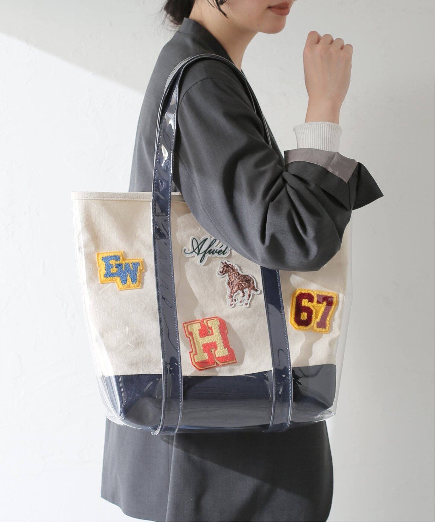 ST.JOHNS 3RD CLUB】ワッペンTOTE：トートバッグ（トートバッグ 