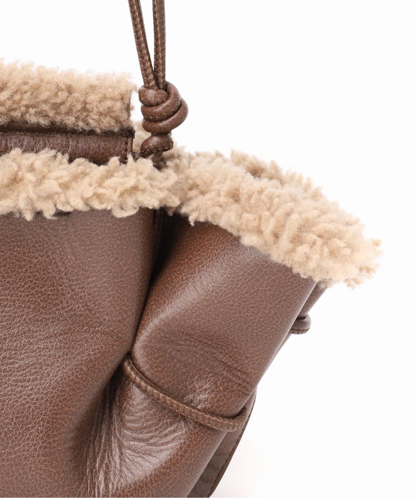 予約》【HEREU/ヘリュー】Arta Mini Curly Shearling Trims