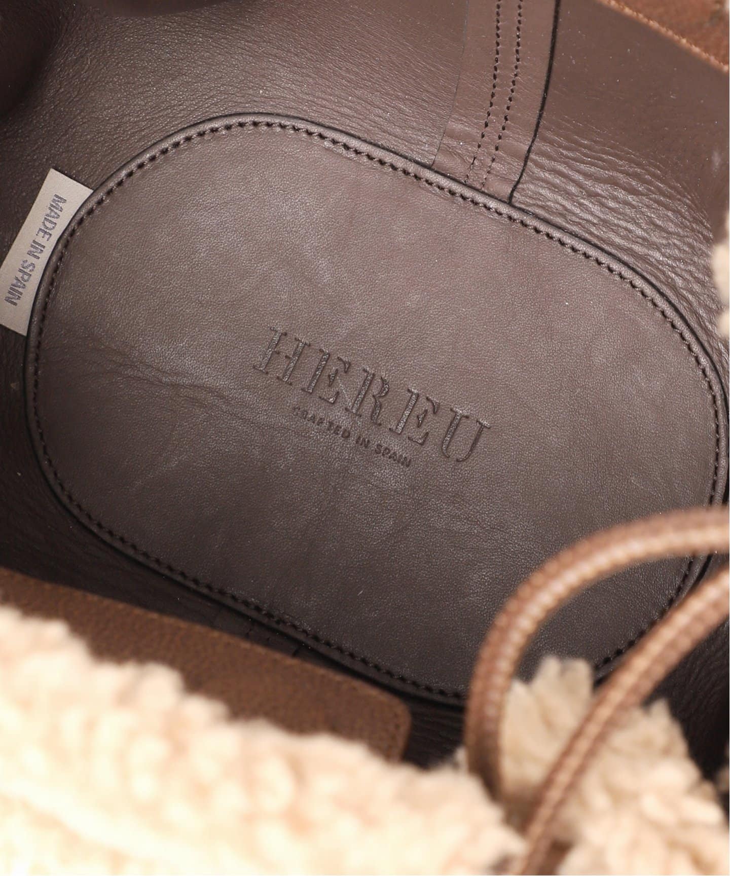 予約》【HEREU/ヘリュー】Arta Mini Curly Shearling Trims