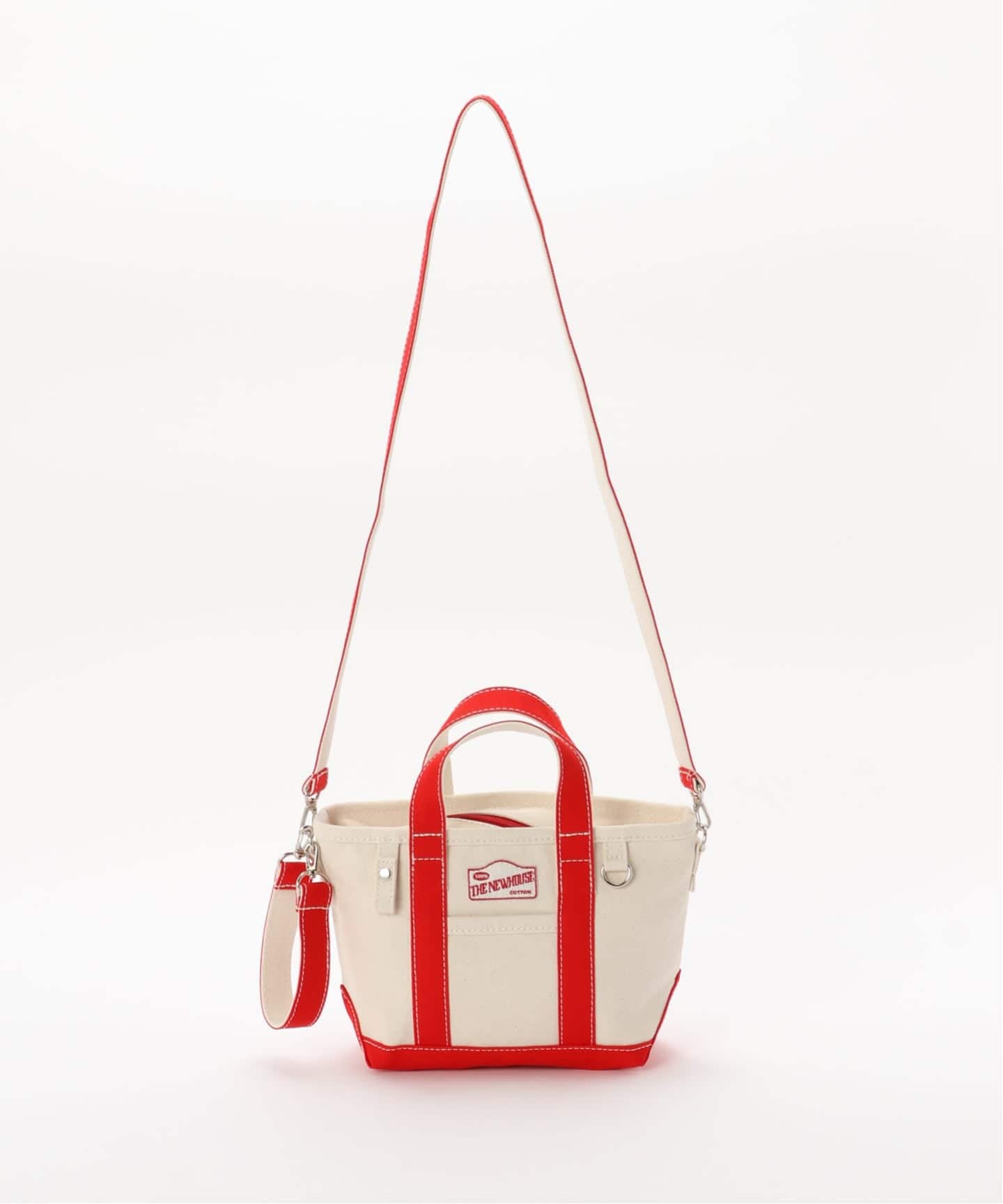 eo★THE NEWHOUSE LEON TOTE RED THE NEWHOUSE LEON TOTE レッド