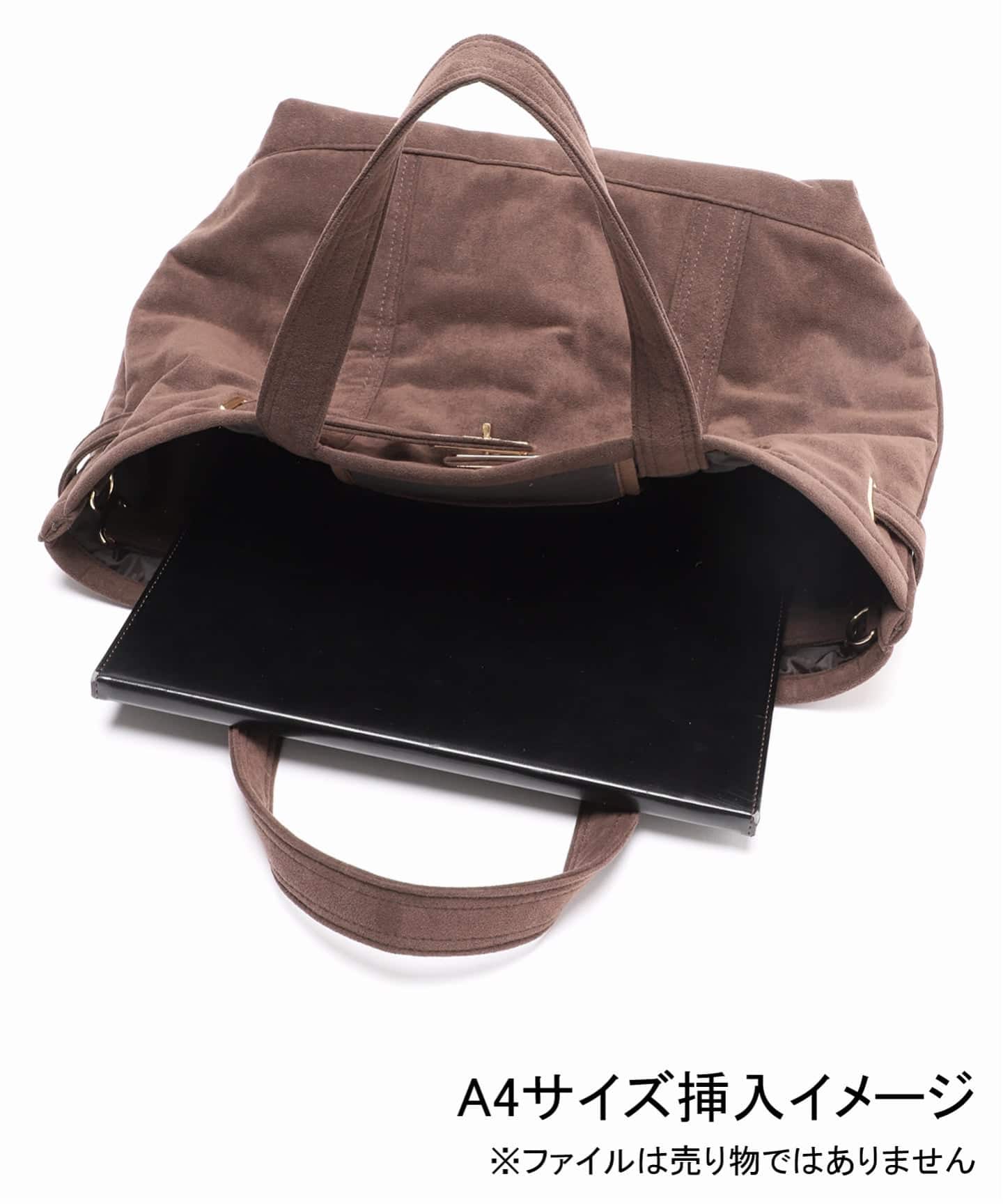 別注【SITA PARANTICA】スエードライクチャームツキトートM