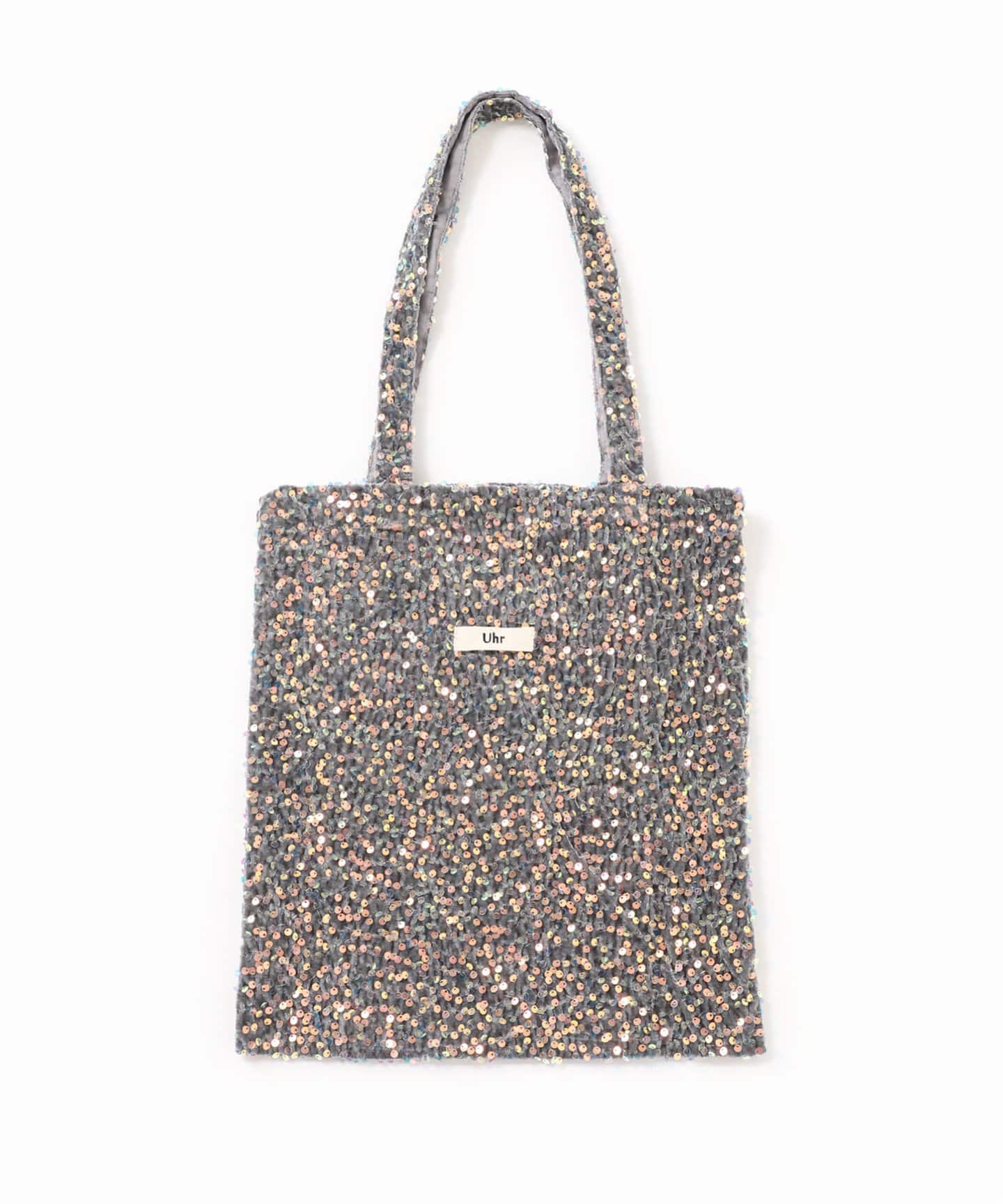 Uhr　Friendship Projects Spangle Tote Bag 追加予約3》【Uhr/ウーア】Friendship Spangle Velour Tote