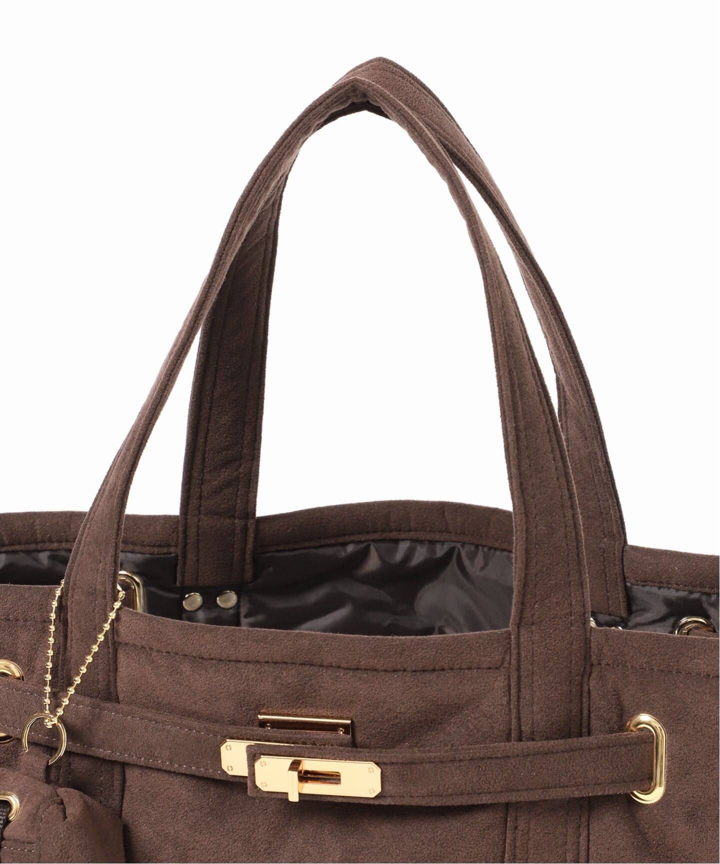 追加予約2》別注【SITA PARANTICA】スエードライク チャームツキトート