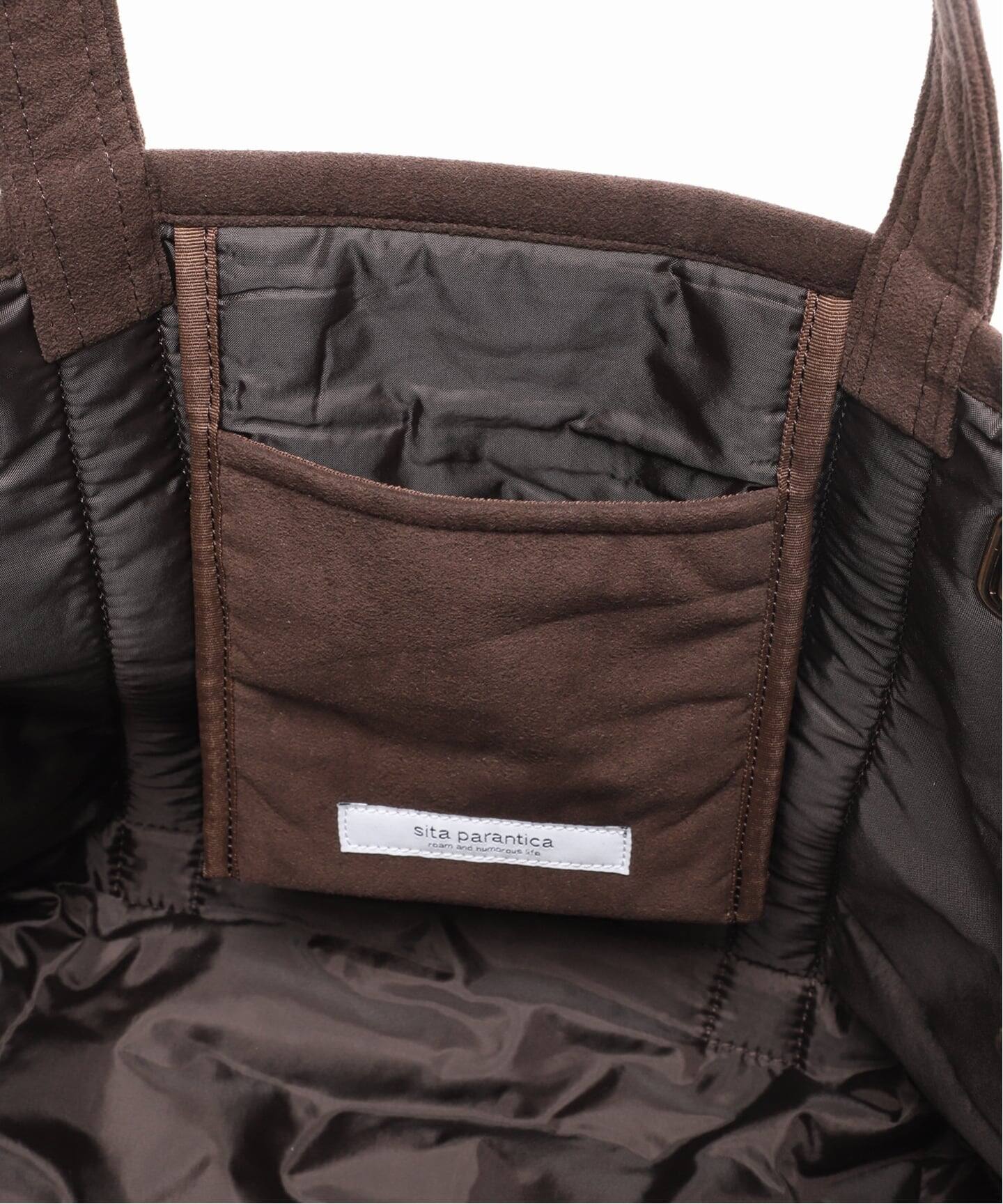 追加2》別注【SITA PARANTICA】スエードライク チャームツキトートM