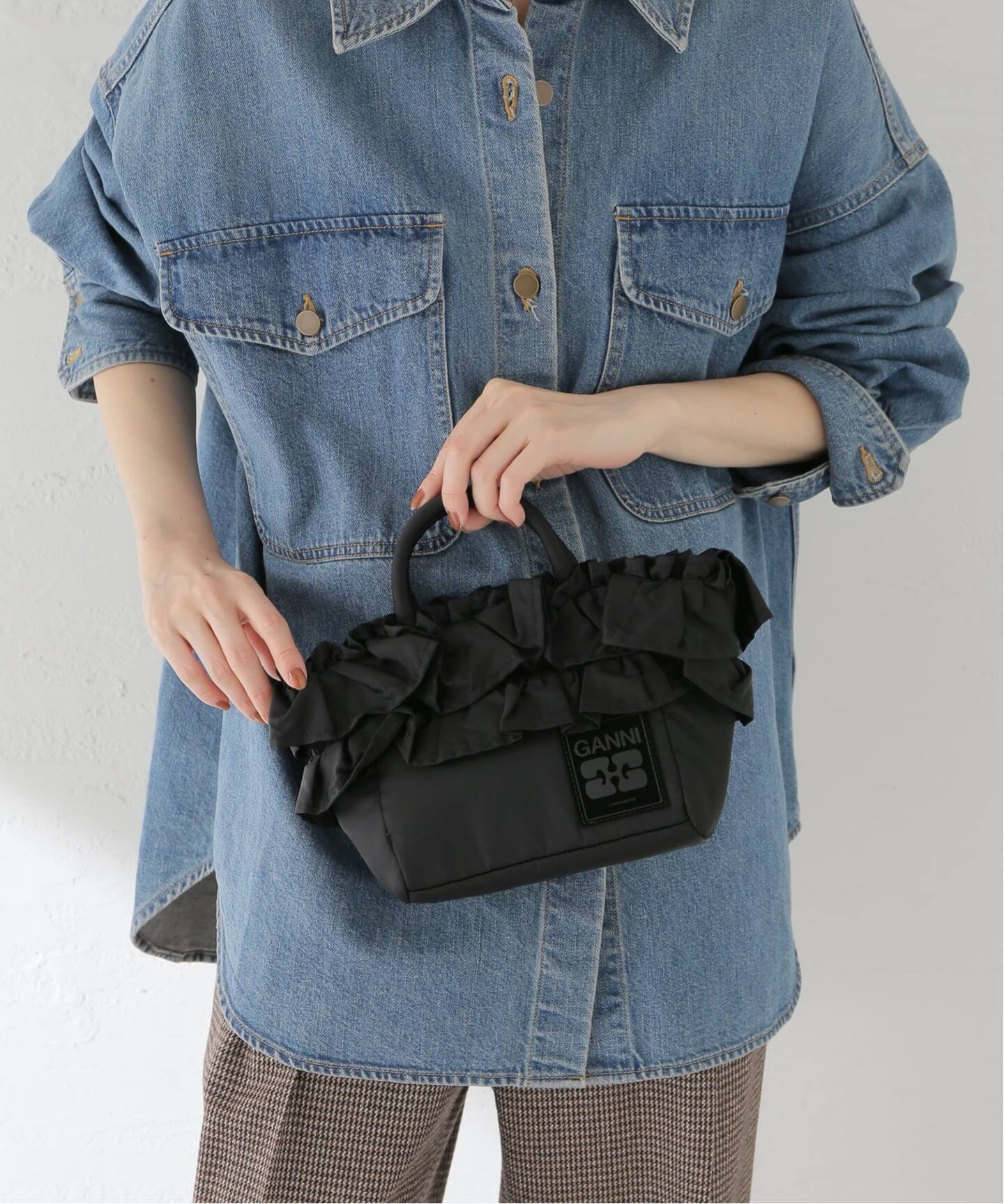 GANNI/ガニー】 Mini Shopper Ruffle（ハンドバッグ）｜JOURNAL