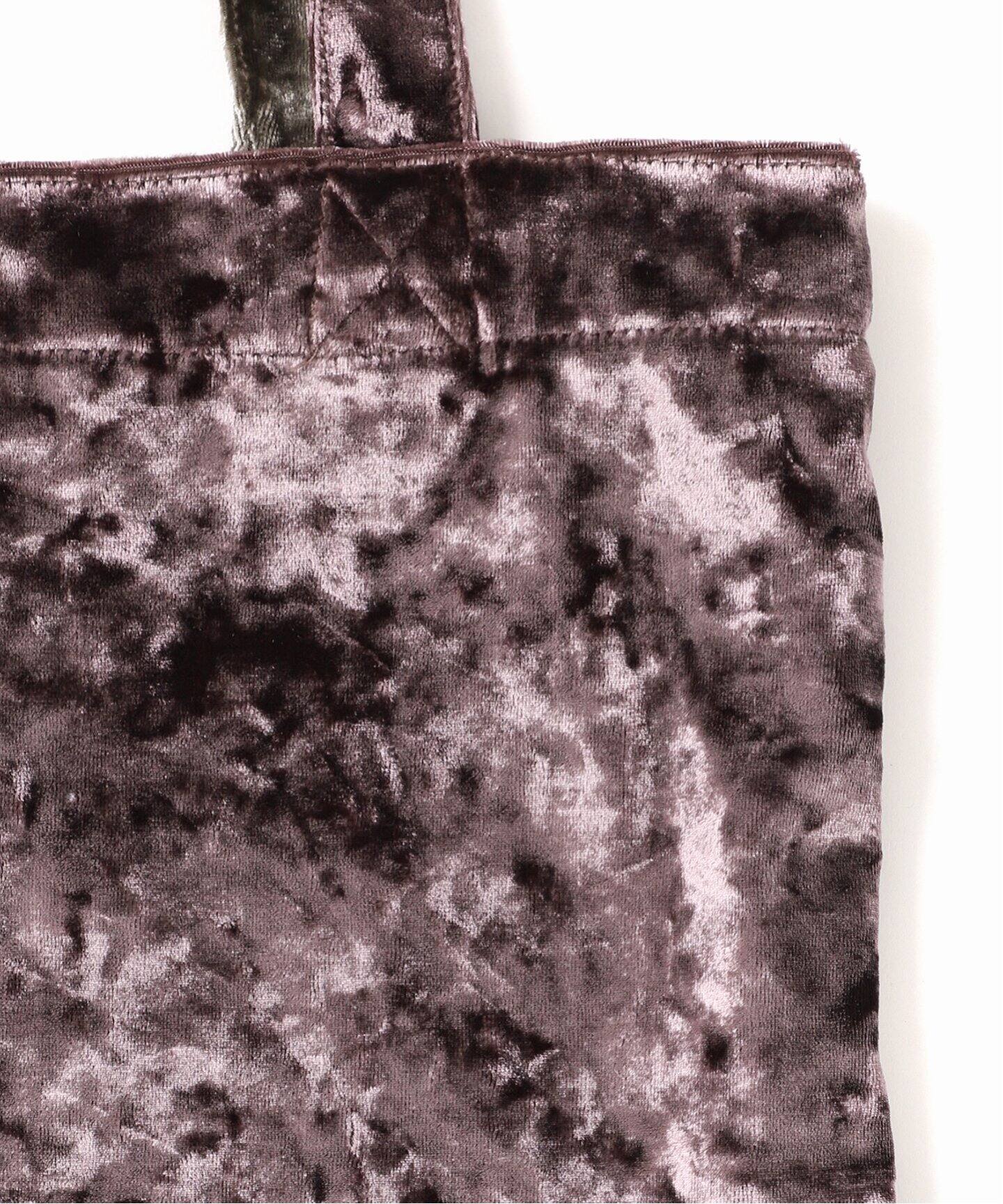 Uhr/ウーア】Friendship Bicolor Velour Tote：トートバッグ（トート