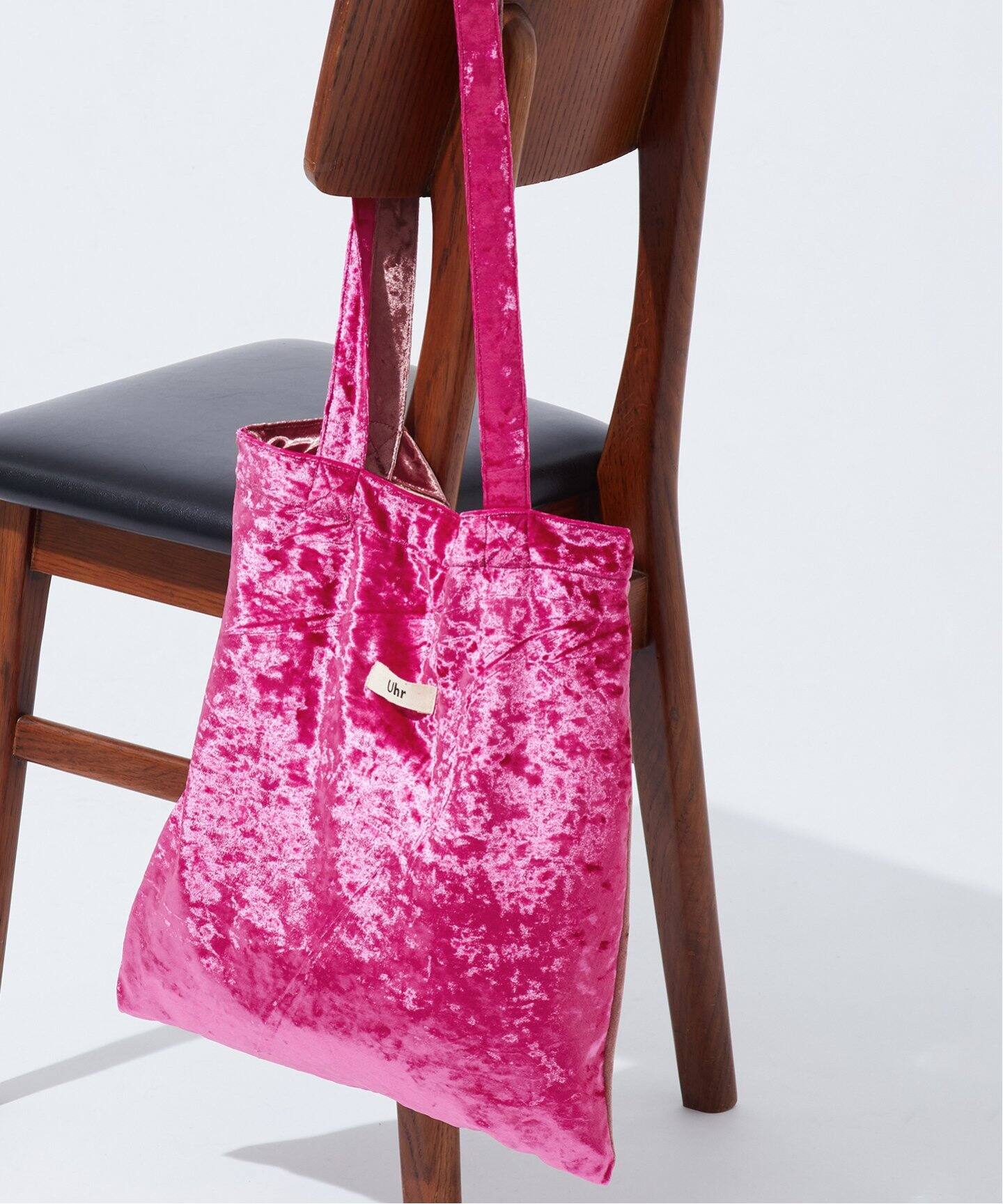 Uhr/ウーア】Friendship Bicolor Velour Tote：トートバッグ（トート 