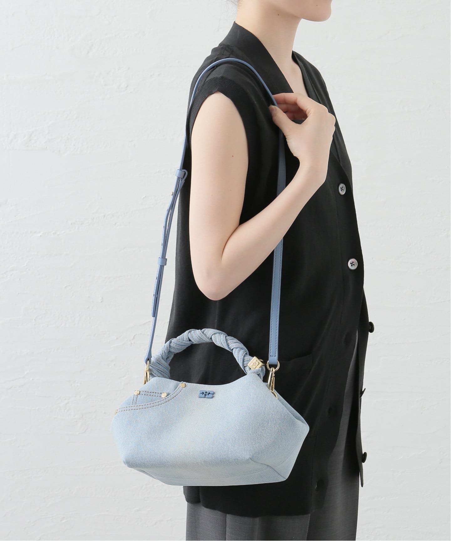 GANNI ガニー DENIM MINI GANNI BOU BAG トートバッグ 楽天市場】ガニー GANNI トートバッグ バッグ ハンドバッグ