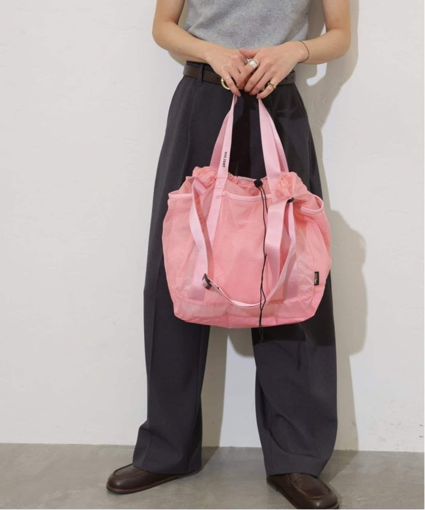追加予約》別注【HOLIDAY/ホリデイ】PACKABLE STRAP TOTE