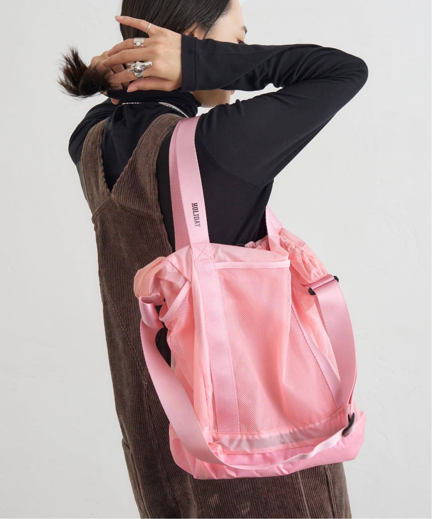 追加》別注【HOLIDAY/ホリデイ】PACKABLE STRAP TOTE（トートバッグ 