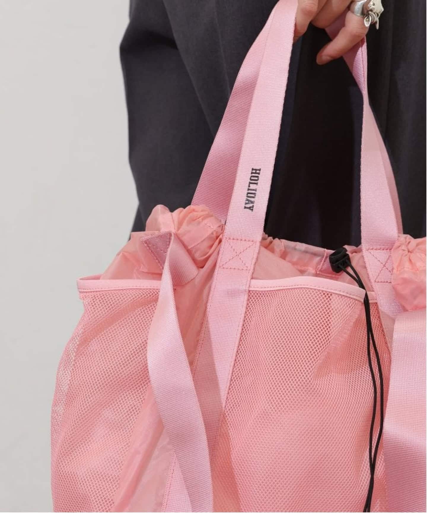 追加予約》別注【HOLIDAY/ホリデイ】PACKABLE STRAP TOTE