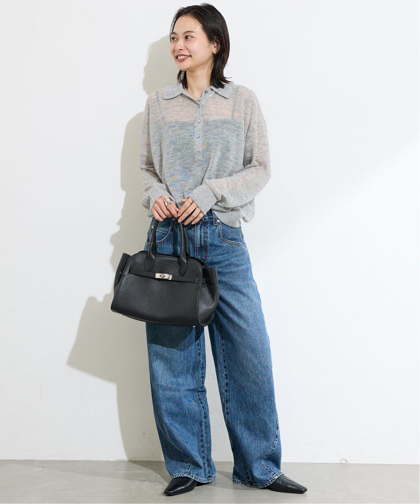 AULENTTI/オウレンティ】バックルツキMINI BOSTON（ボストンバッグ