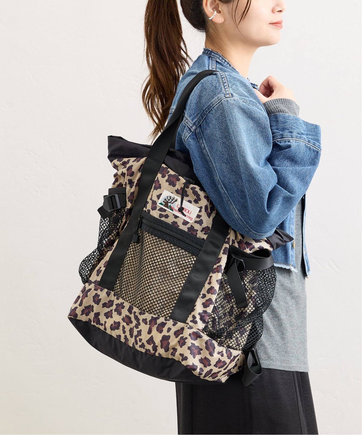 WEB限定追加》【CARIBOU MOUNTAINEERING】LIGHT WEIGHT PACK TOTE