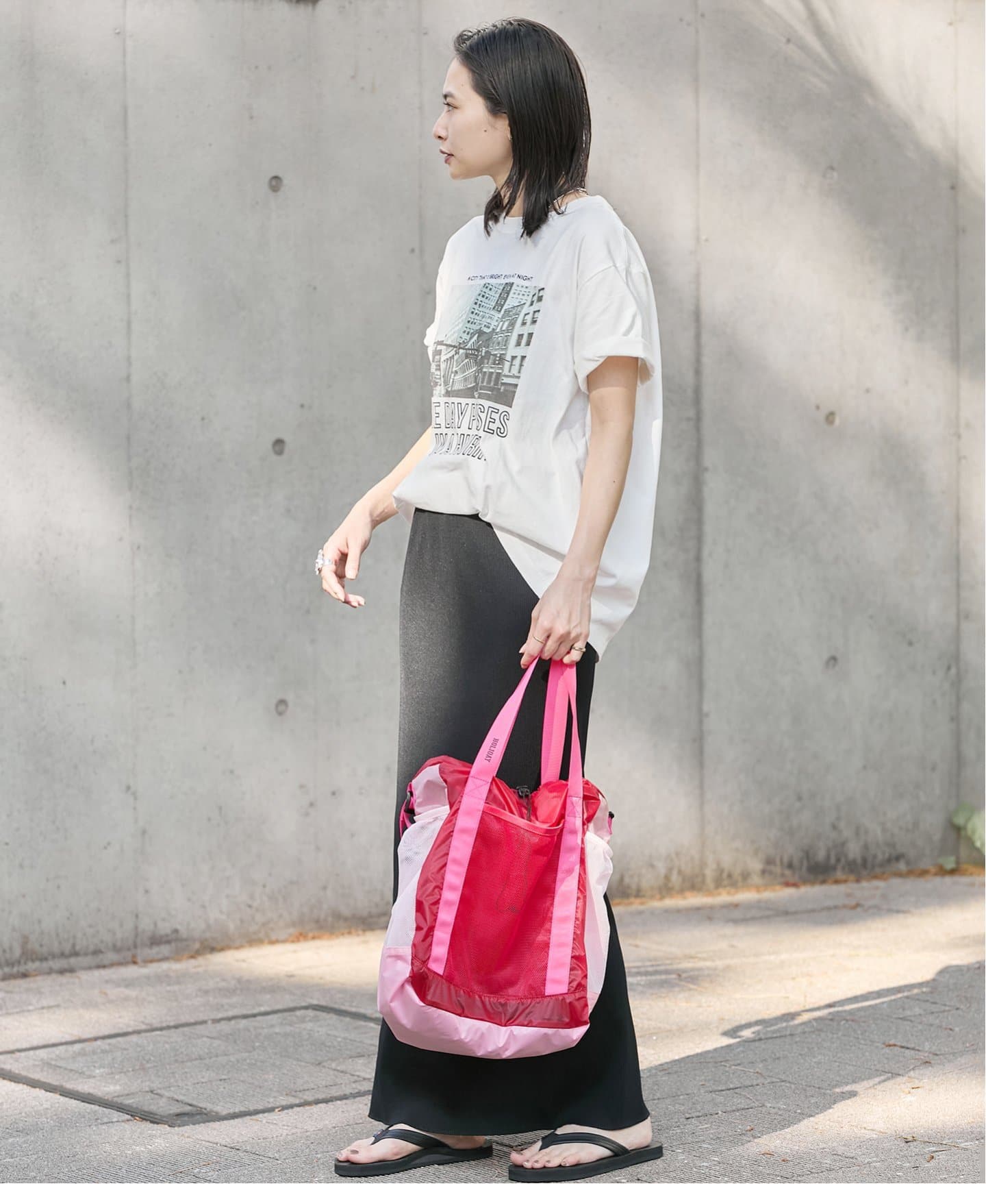 【HOLIDAY/ホリデイ】 PACKABLE STRAP TOTE 別注 HOLIDAY PACKABLE STRAP TOTE BAG｜HOLIDAY（ホリデイ）OFFICIAL
