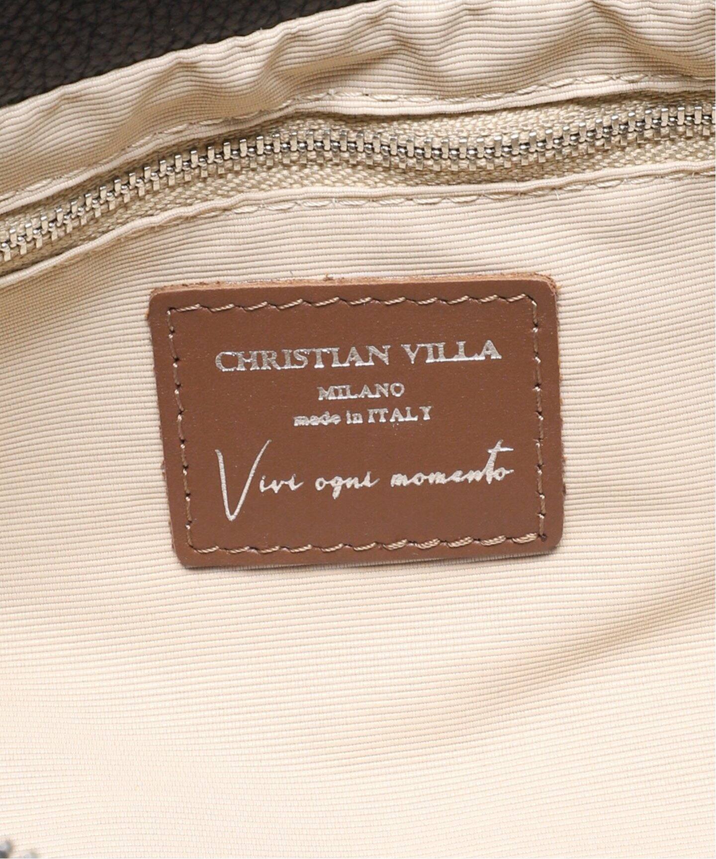 CHRISTIAN VILLA /クリスチャン ヴィラ】レザーバゲットBAG