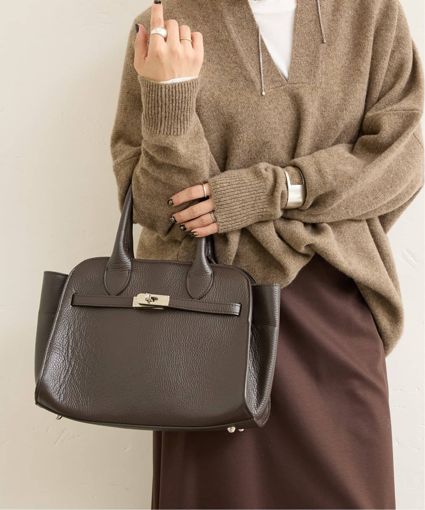 追加予約》【AULENTTI/オウレンティ】バックルツキMINI BOSTON