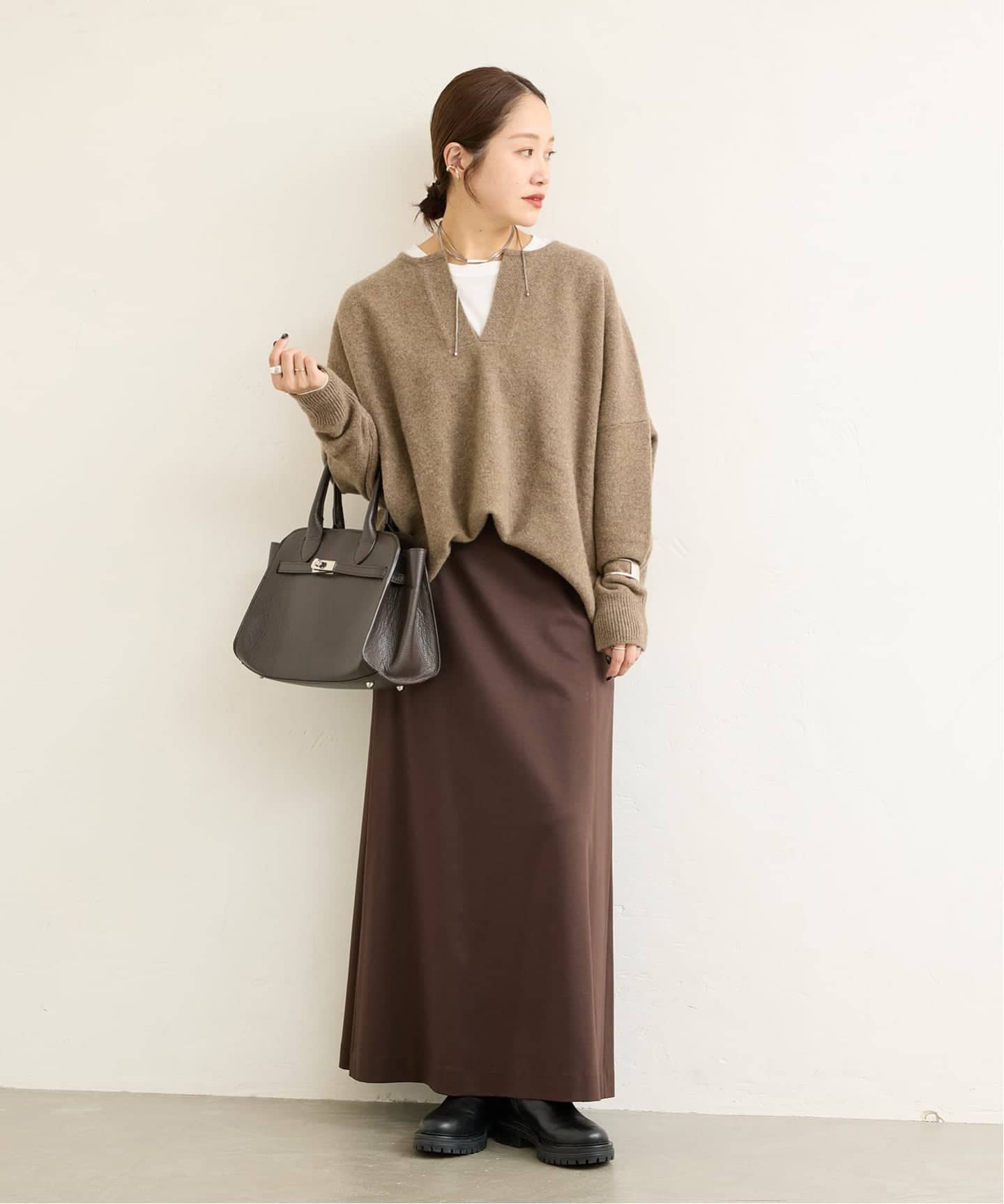 追加予約》【AULENTTI/オウレンティ】バックルツキMINI BOSTON