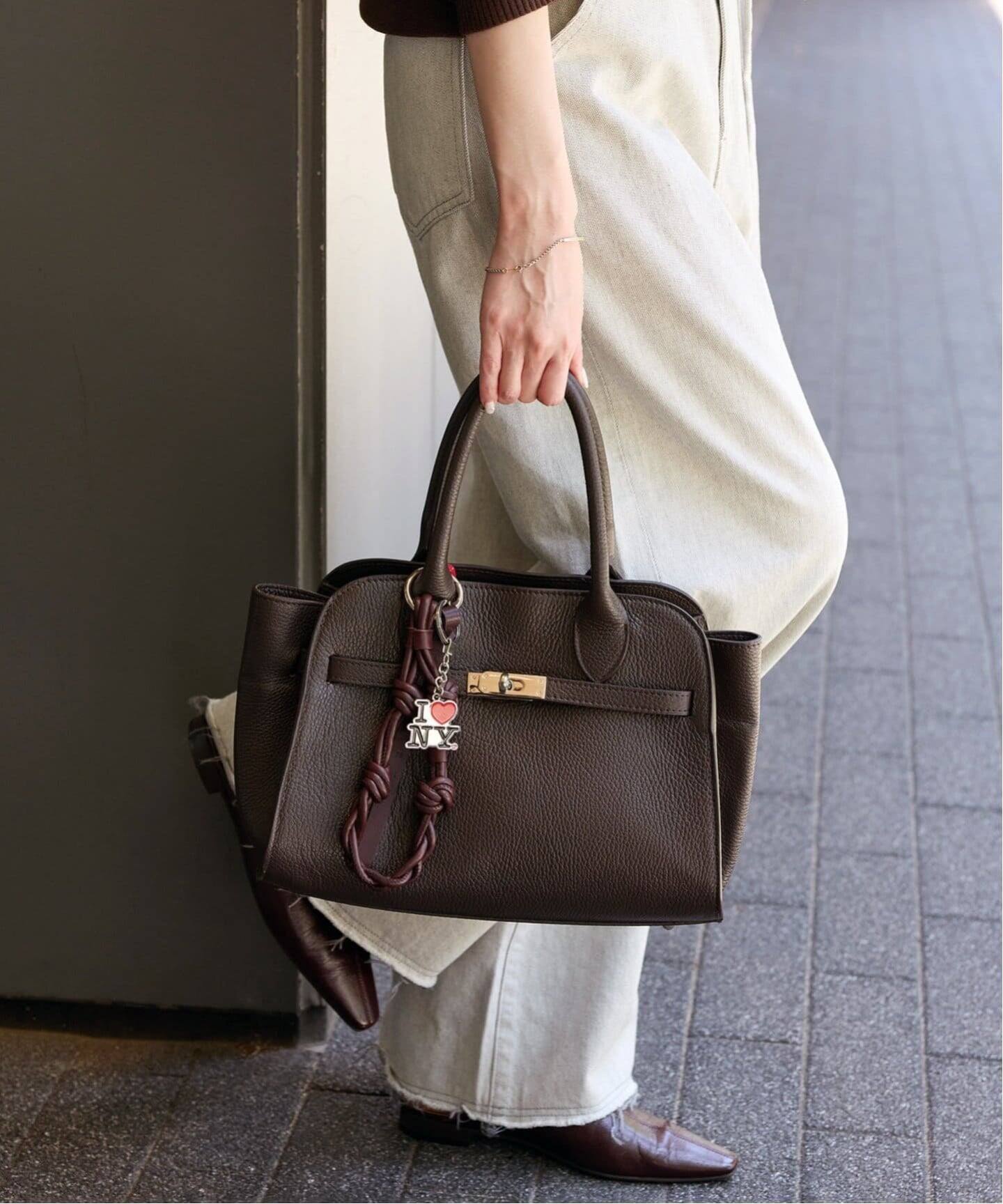 追加予約》【AULENTTI/オウレンティ】バックルツキMINI BOSTON