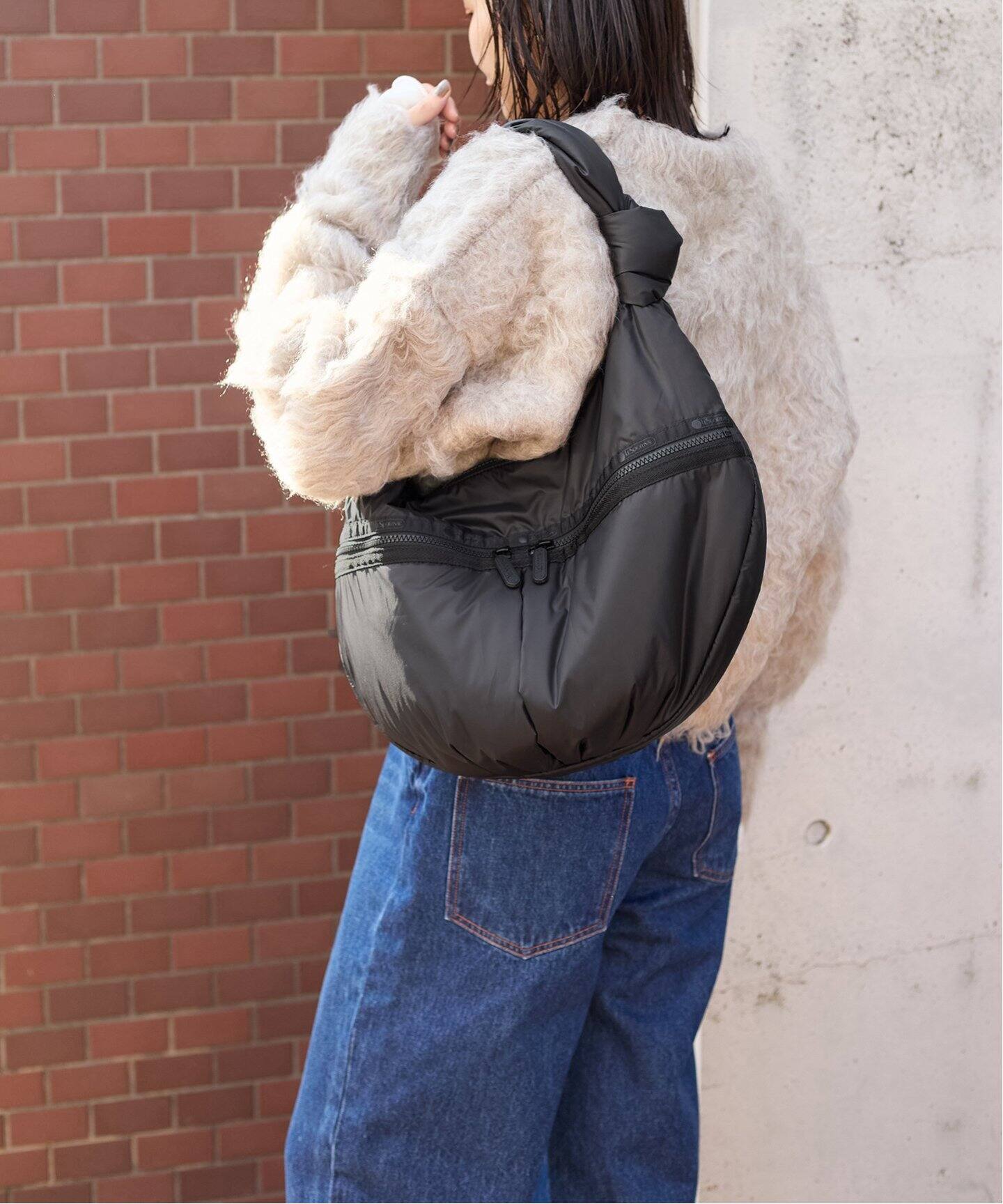 別注【LeSportsac×JOURNAL STANDARD】Ex sheen zip hobo（トートバッグ 