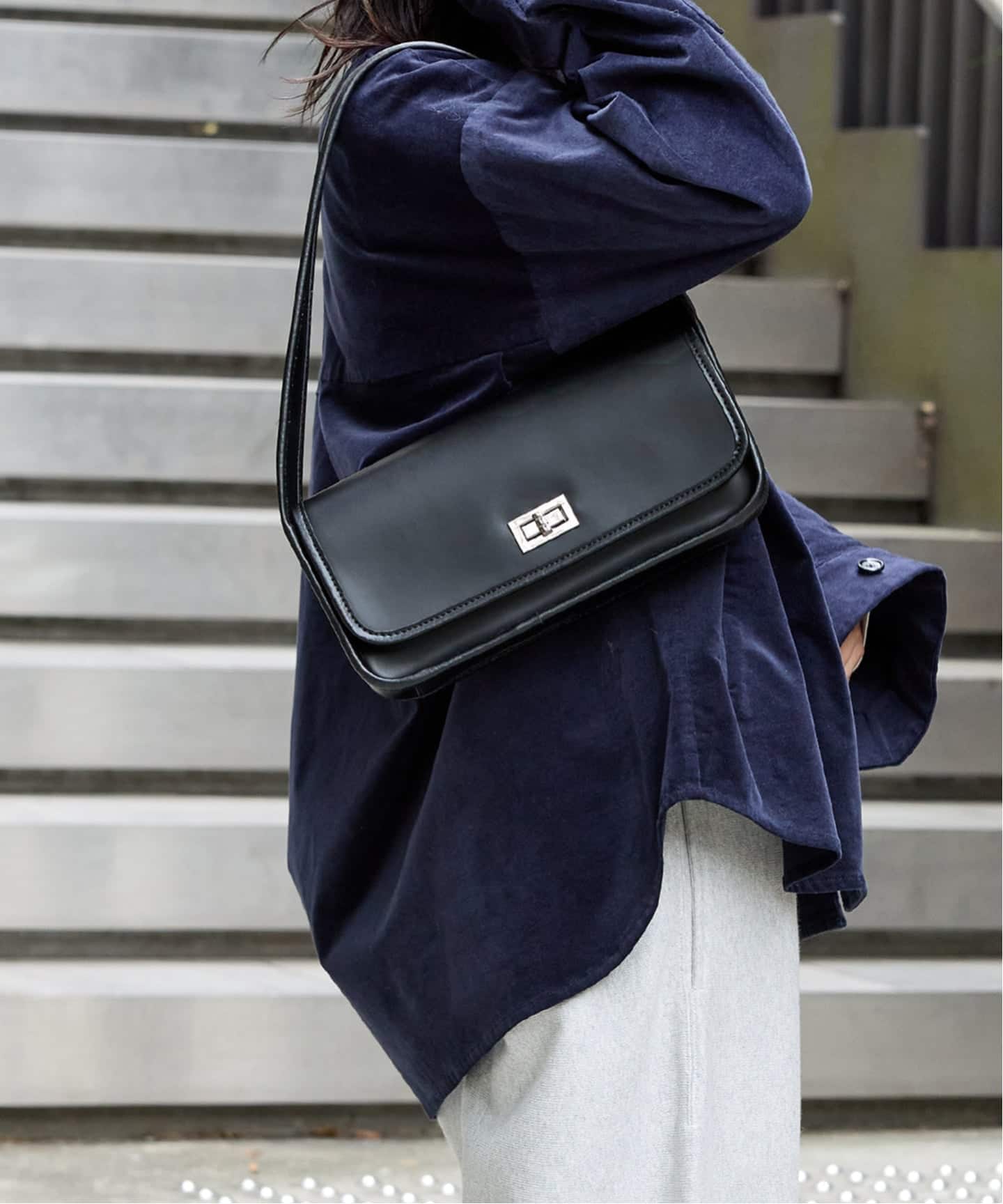 STEPHEN/ステファン】カナグツキショルダーBAG（ハンドバッグ