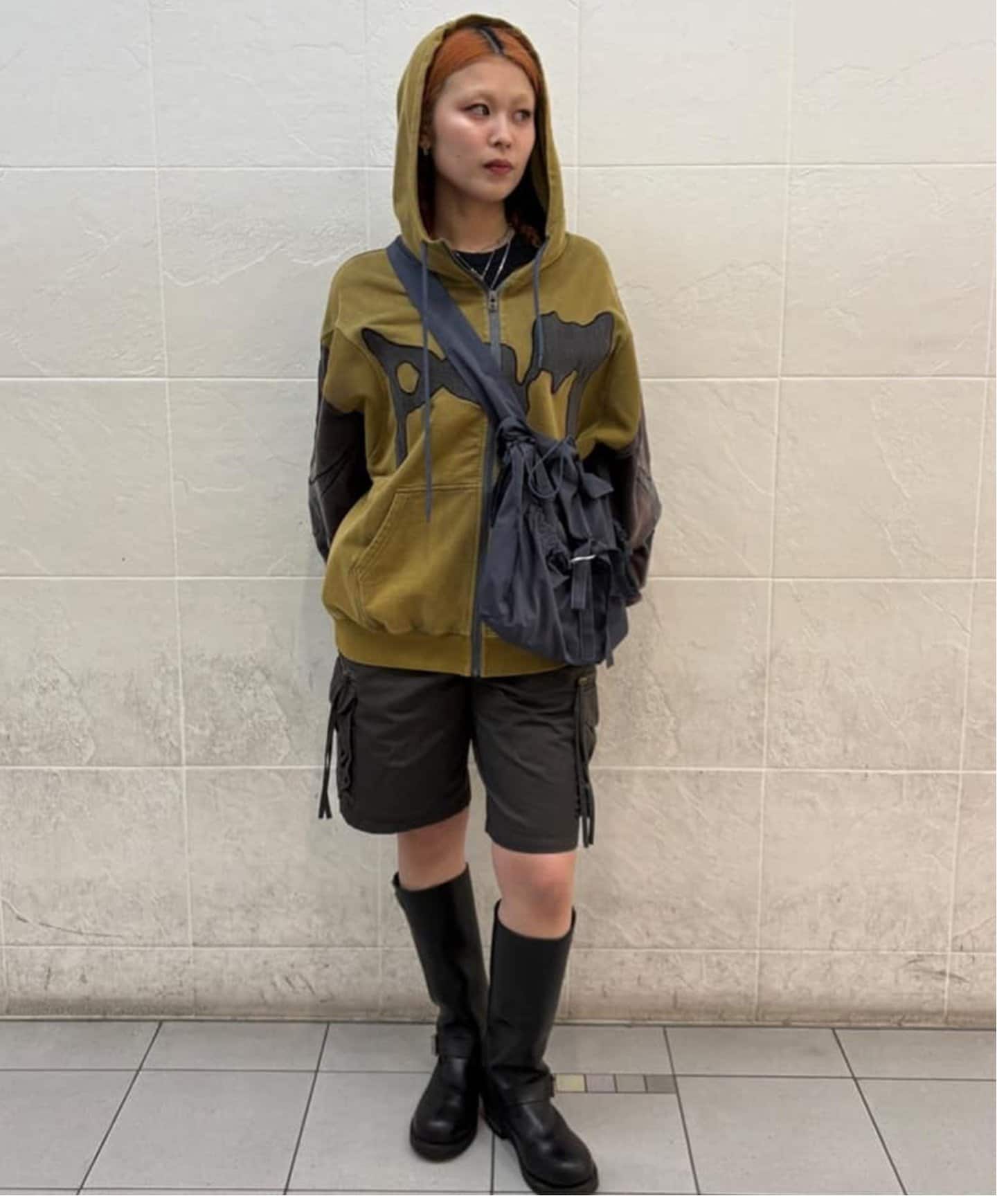 COOME NYLON BAG カーキ 【公式通販】 COOME NYLON BAG カーキ 【公式通販】