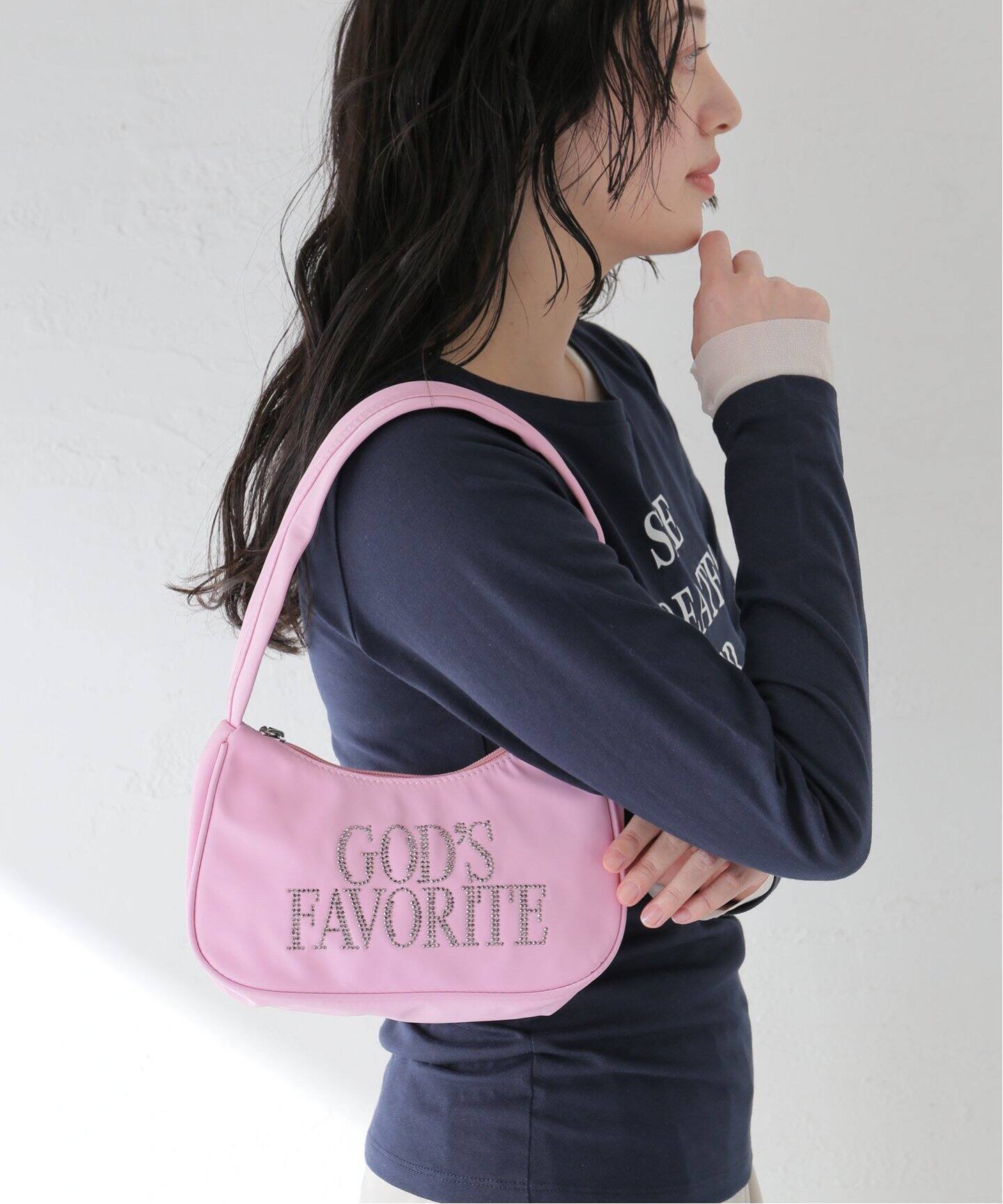 Praying/プレイング】 Gods Favorite Rhinestone Bag PRAY240 05- PINK 