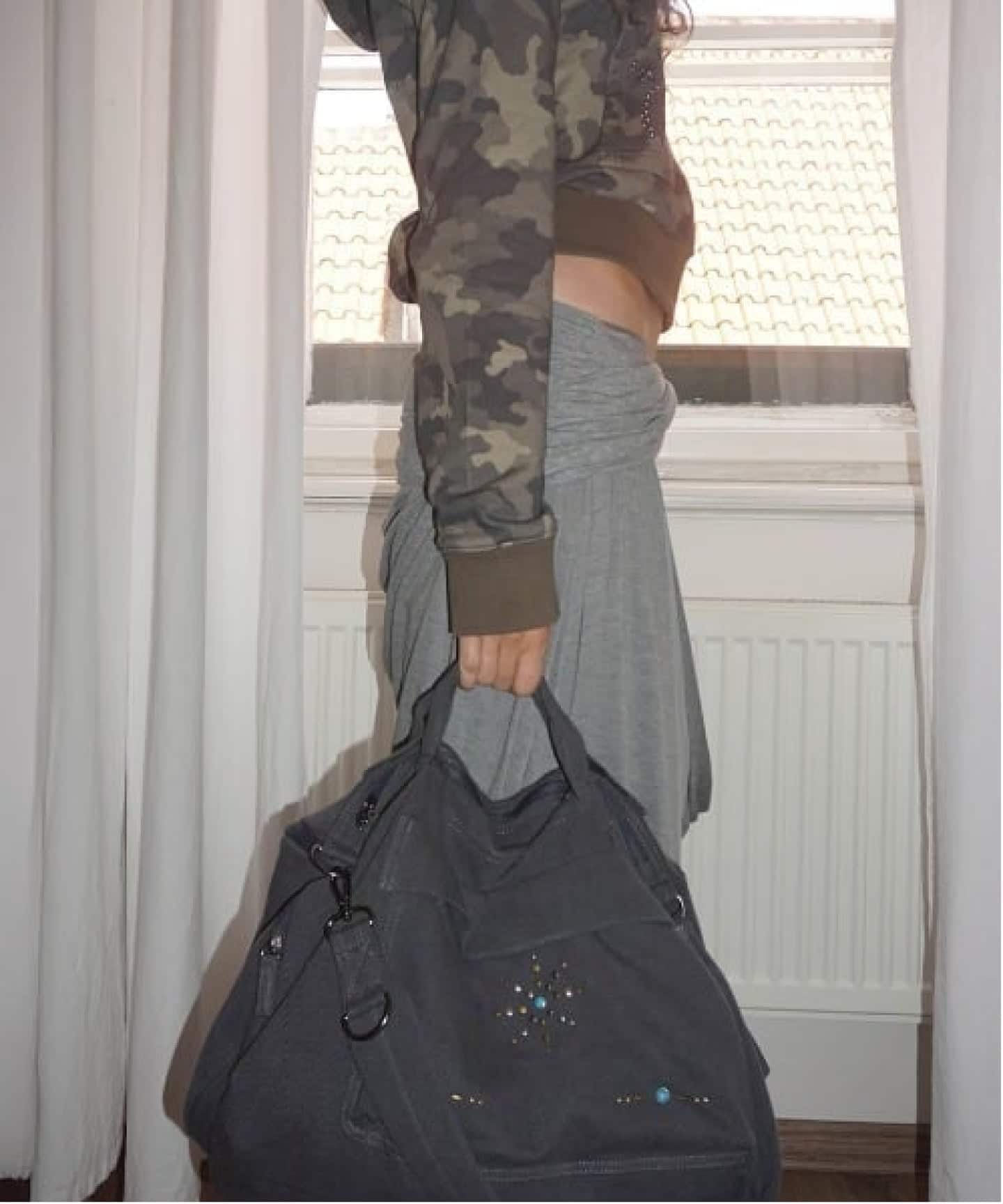 SCULPTOR/スカルプター】Three-Way Stud Twill Bag SC25A513