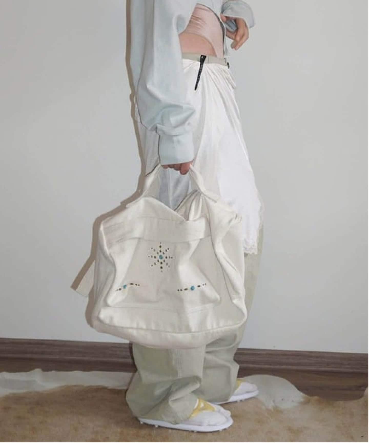 SCULPTOR/スカルプター】Three-Way Stud Twill Bag SC25A513